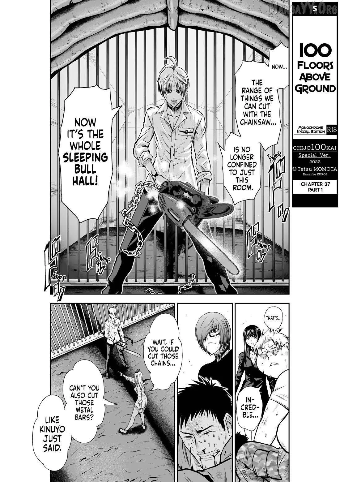 Chijou 100-kai Chapter 27.1 page 1