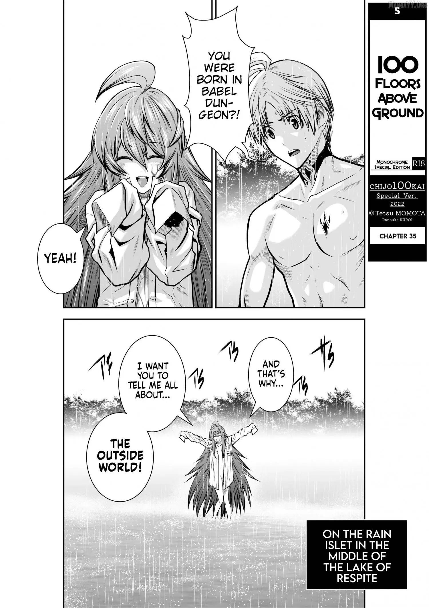 Chijou 100-kai Chapter 35 page 1
