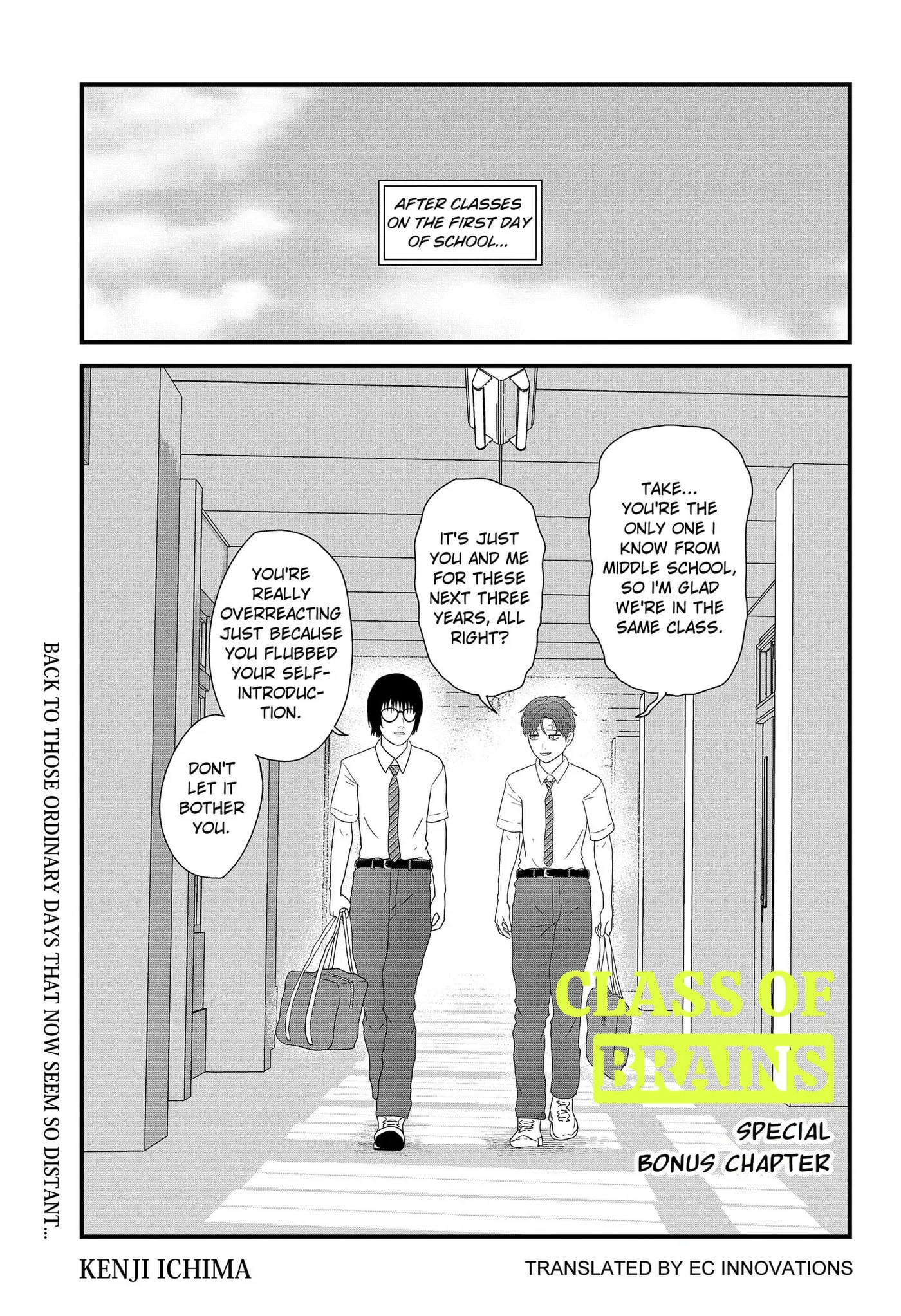 Class of Brains Chapter 28.1 page 1