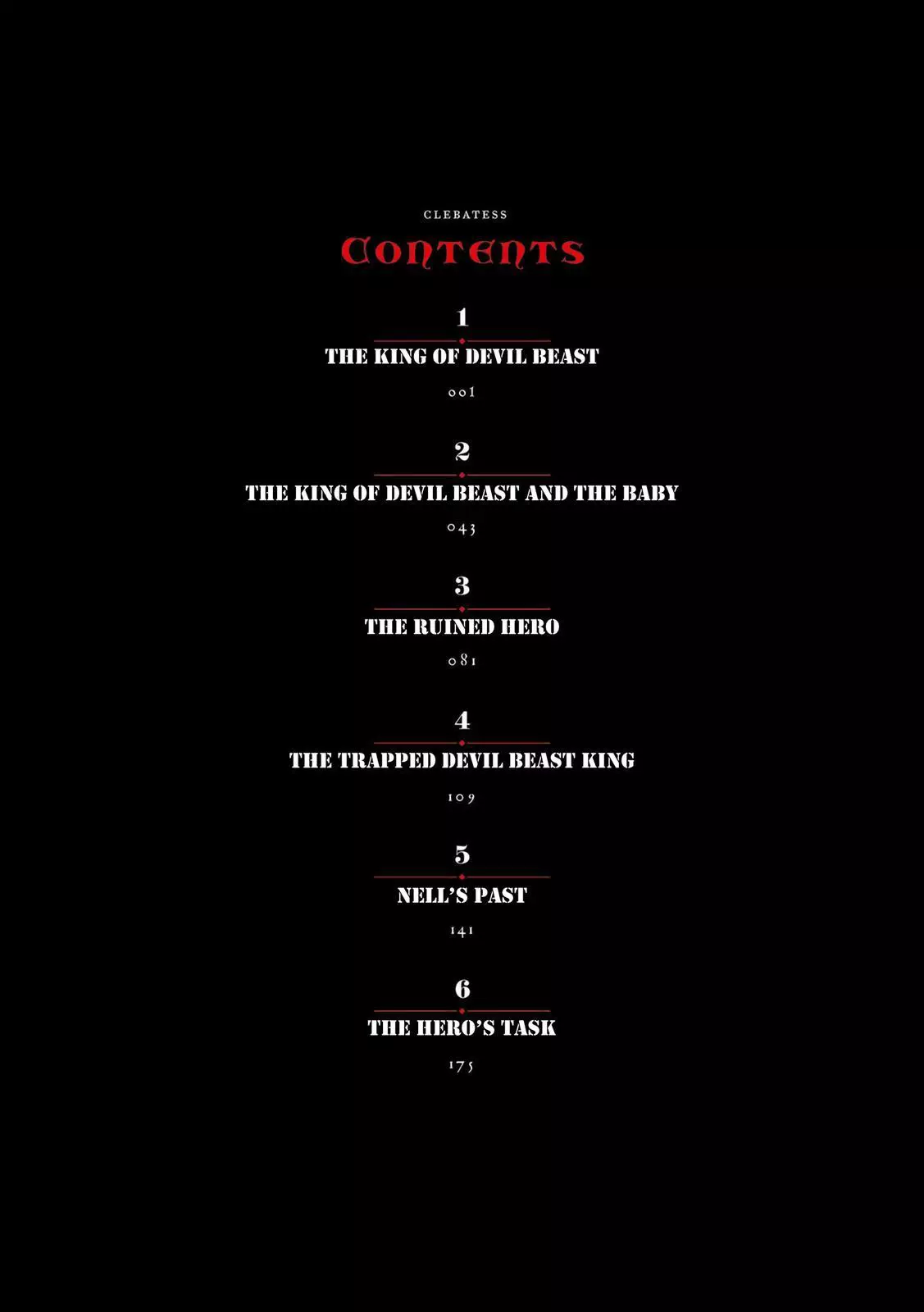 Clevatess - The King of Devil Beasts, The Baby and the Brave of Undead Chapter 1 page 3