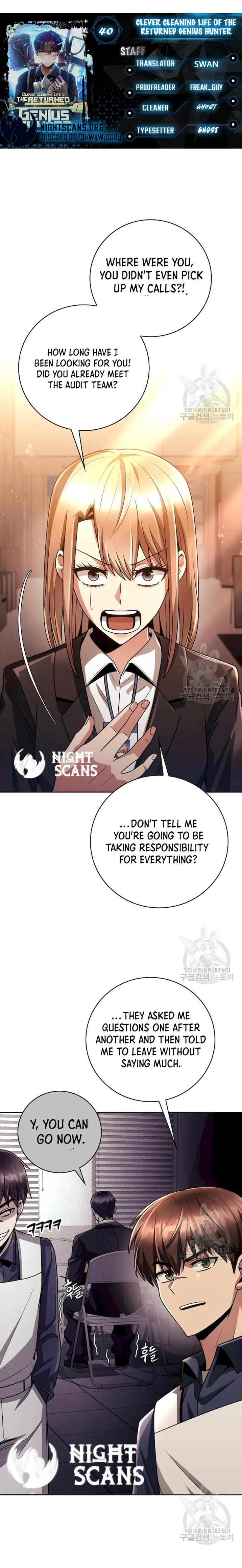 Clever Cleaning Life Of The Returned Genius Hunter Chapter 40 page 1