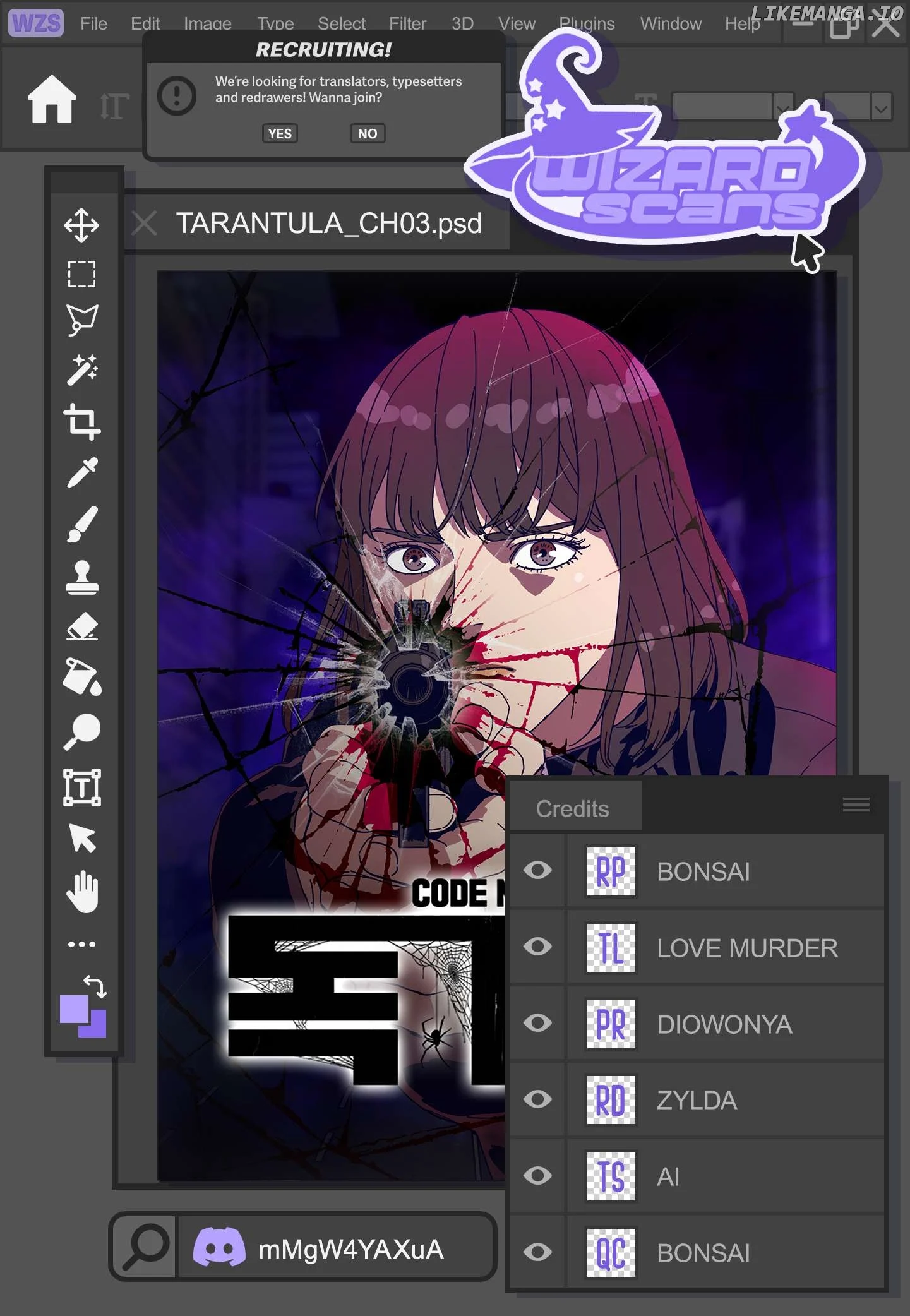 Code Name: TARANTULA Chapter 3 page 1