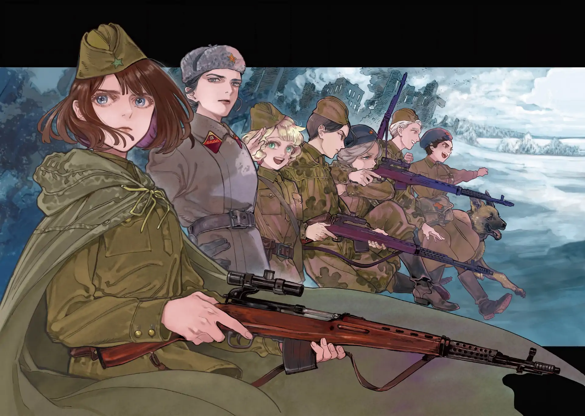 Comrade Girls, Shoot the Enemy Chapter 1 page 6