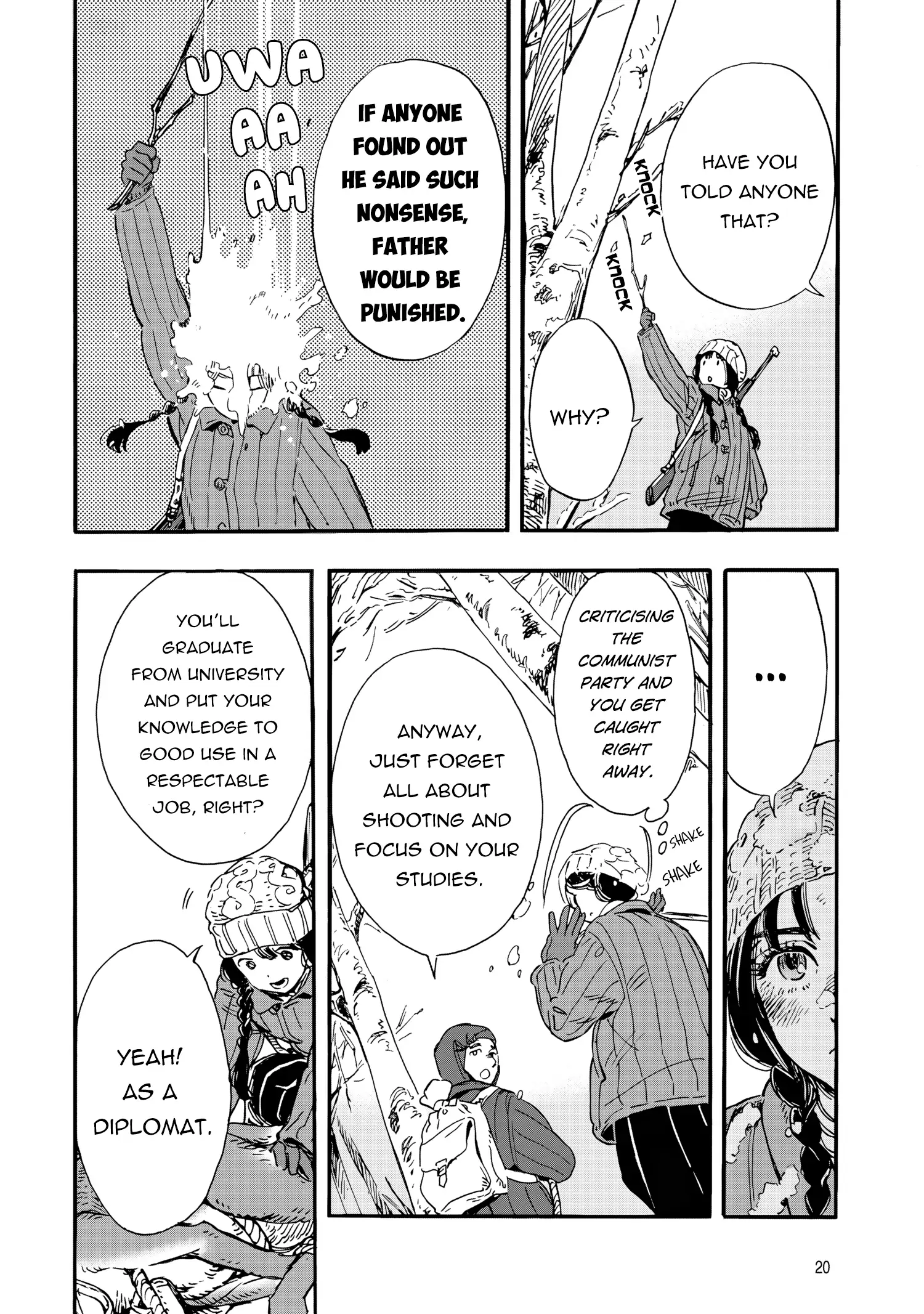 Comrade Girls, Shoot the Enemy Chapter 1 page 21
