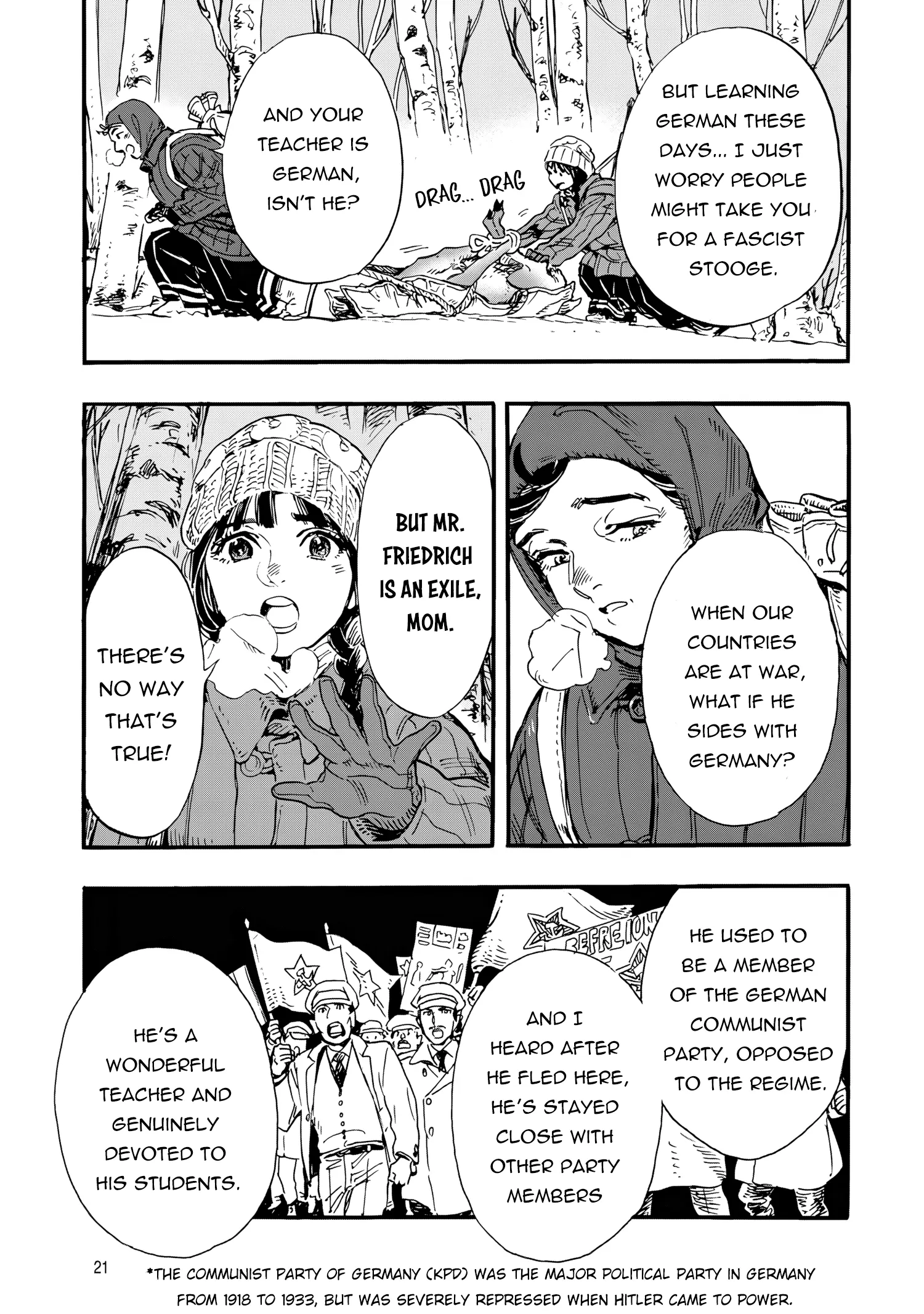 Comrade Girls, Shoot the Enemy Chapter 1 page 22