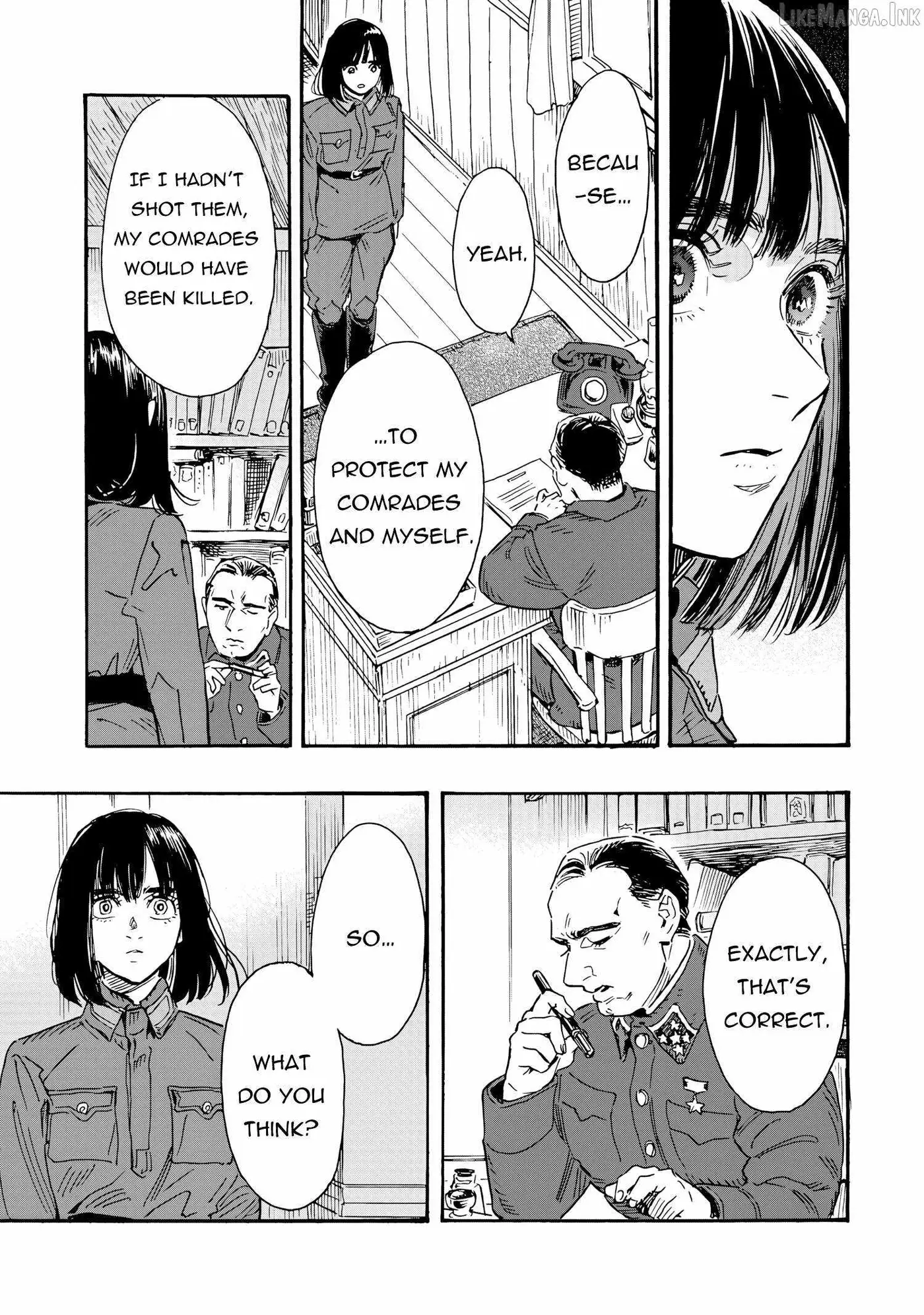 Comrade Girls, Shoot the Enemy Chapter 11 page 14