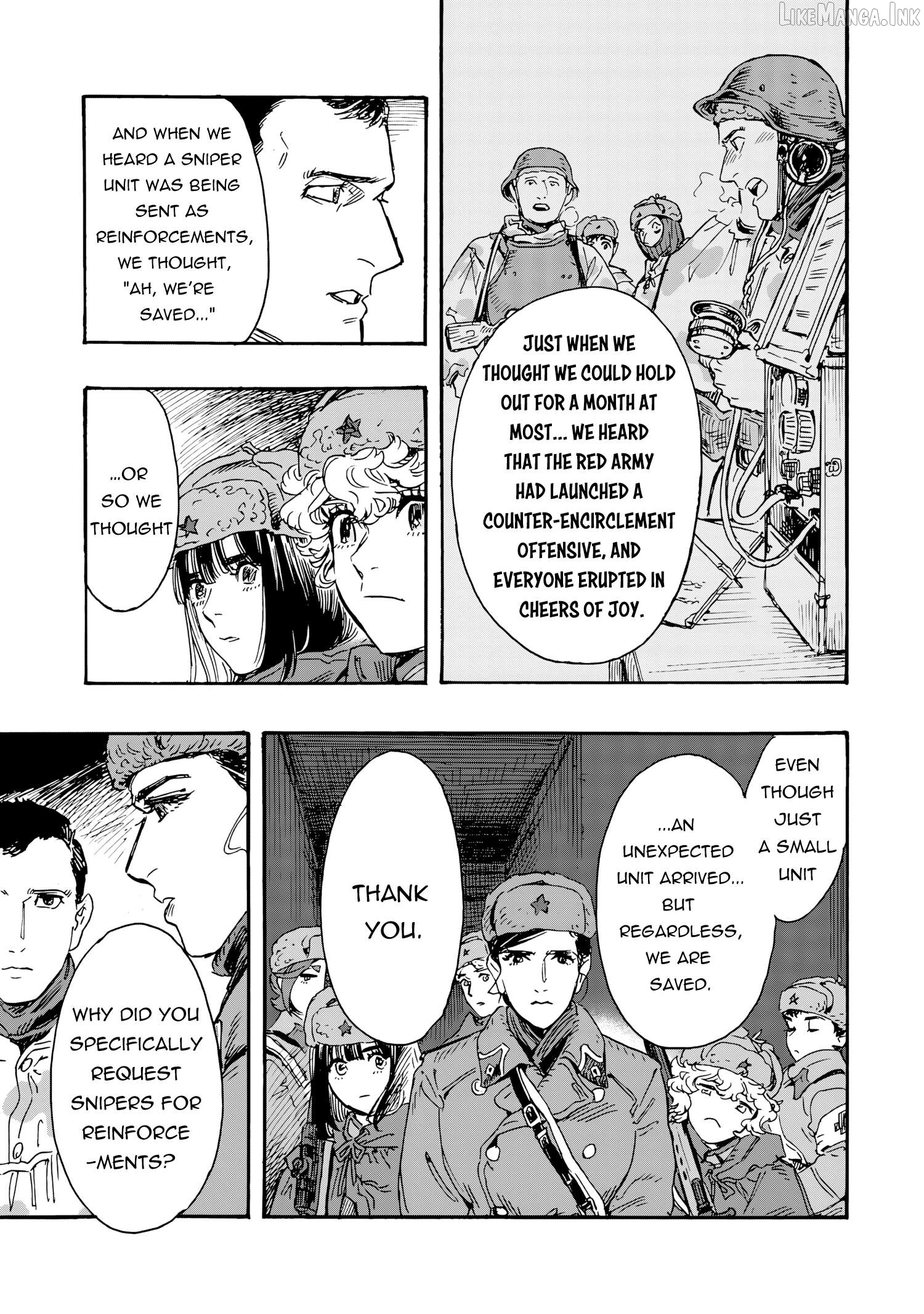 Comrade Girls, Shoot the Enemy Chapter 12 page 34