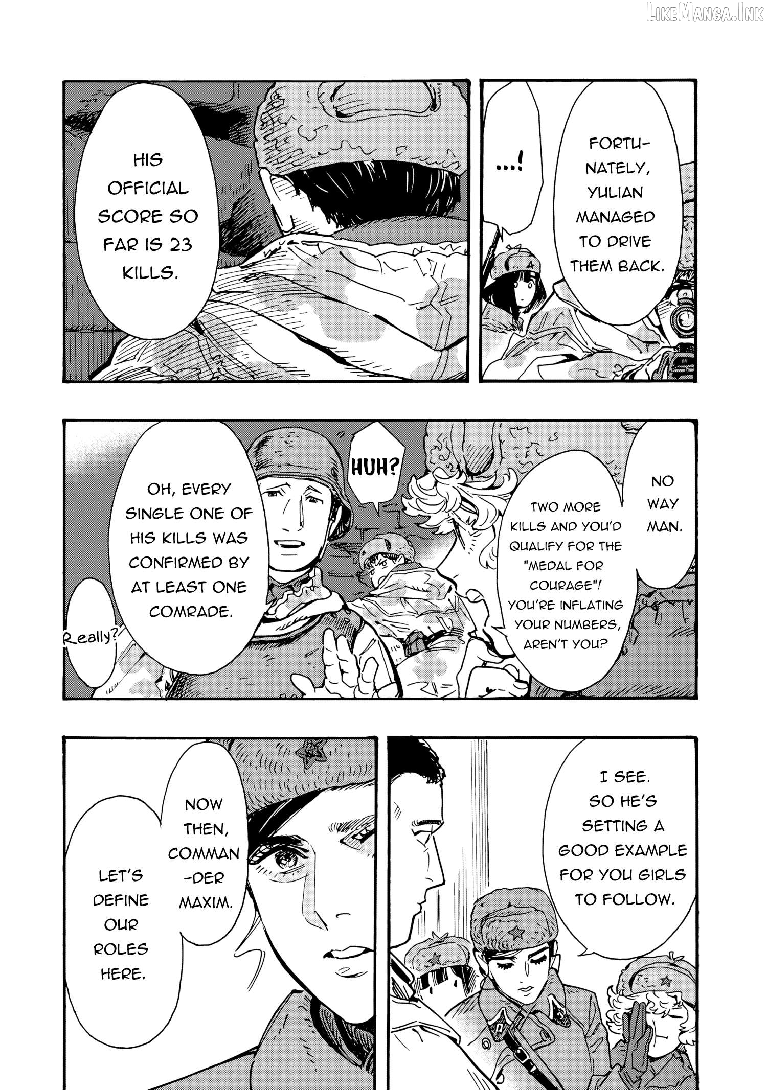 Comrade Girls, Shoot the Enemy Chapter 12 page 37