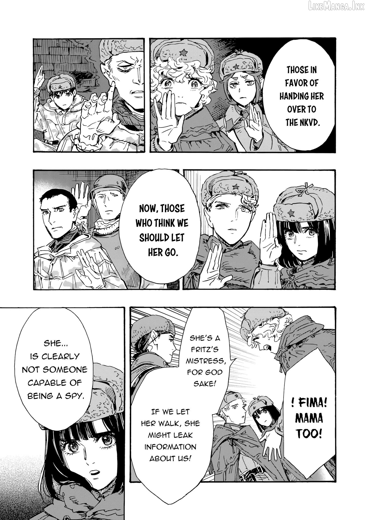 Comrade Girls, Shoot the Enemy Chapter 13 page 14