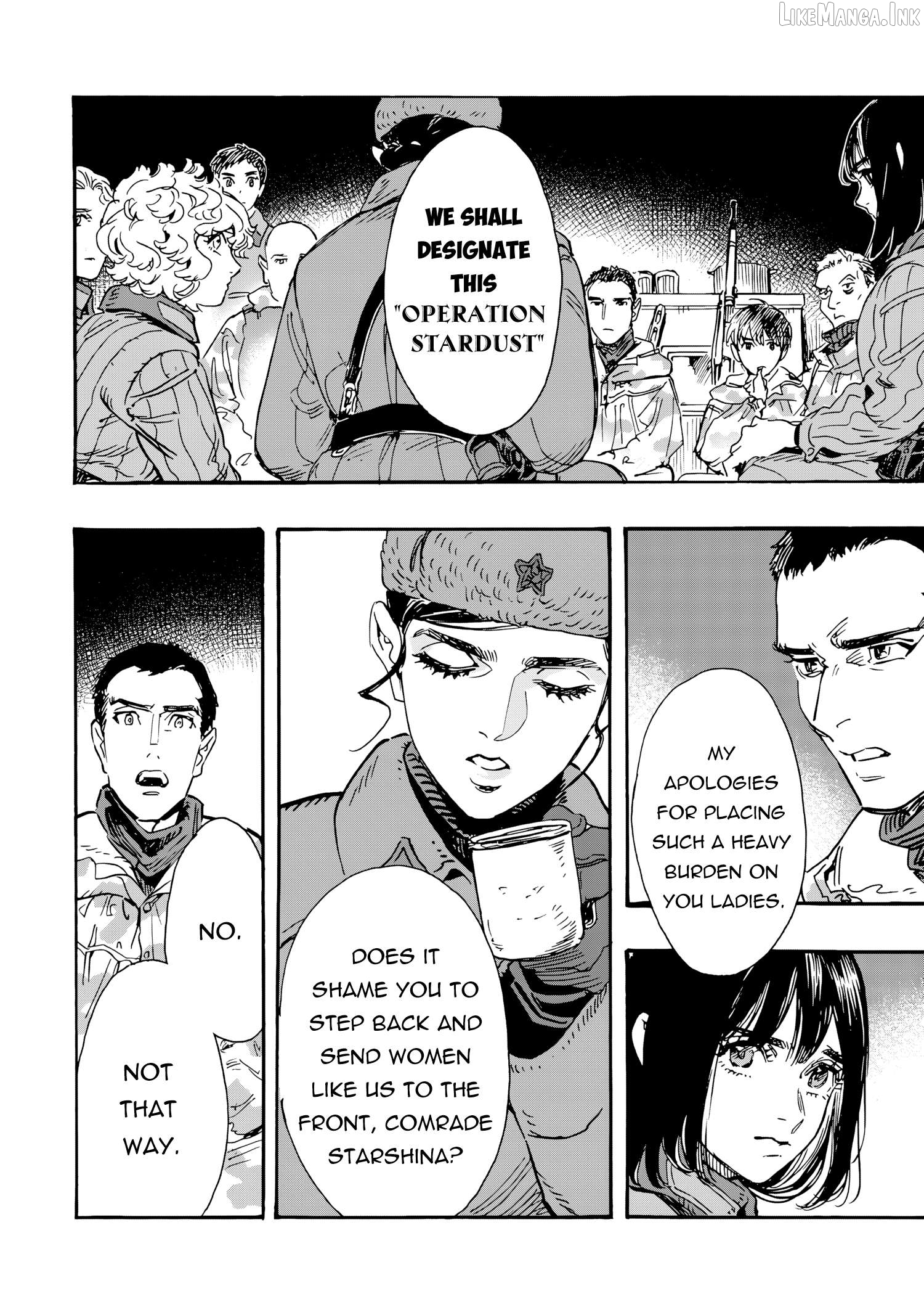 Comrade Girls, Shoot the Enemy Chapter 13 page 23
