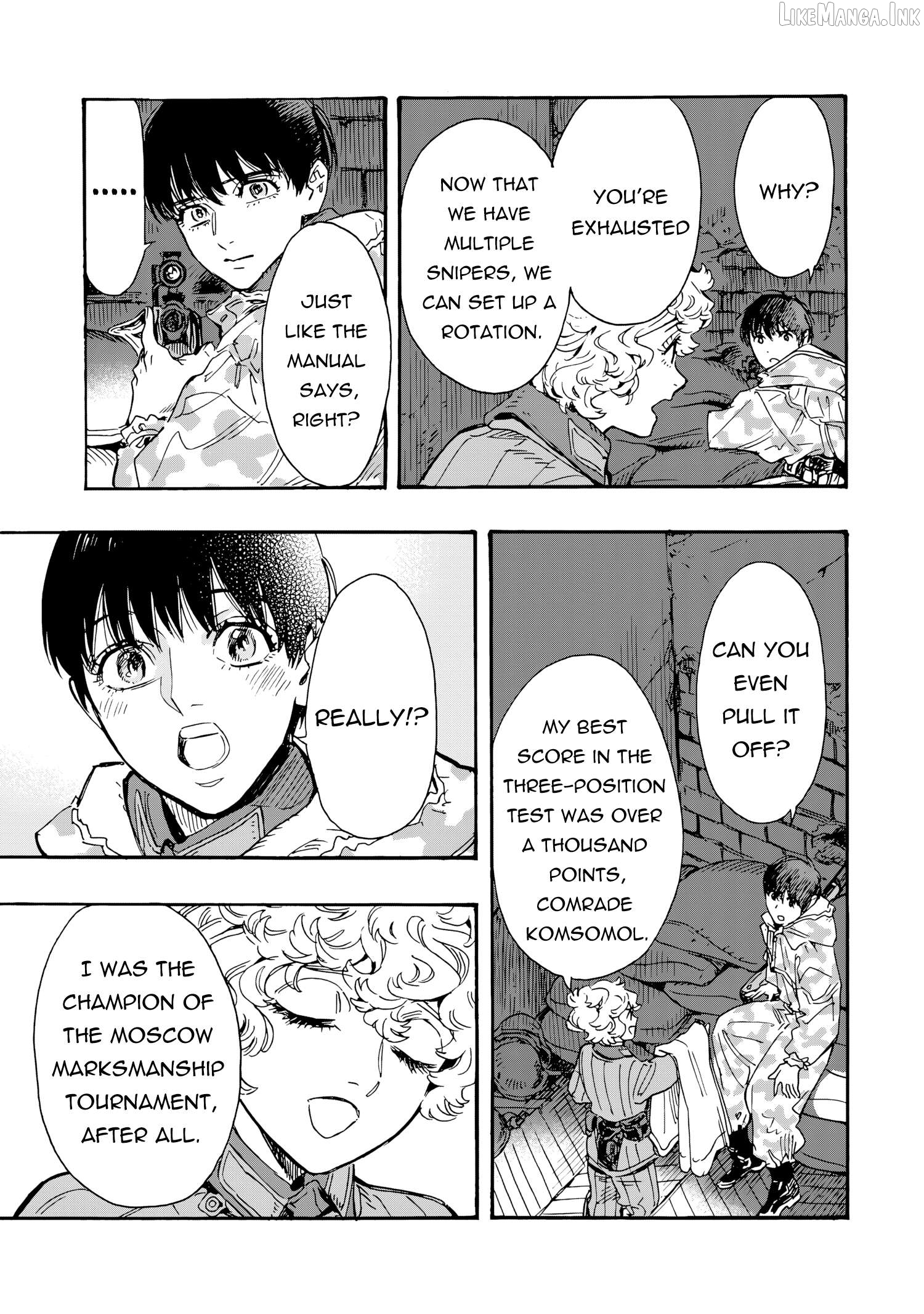 Comrade Girls, Shoot the Enemy Chapter 13 page 32
