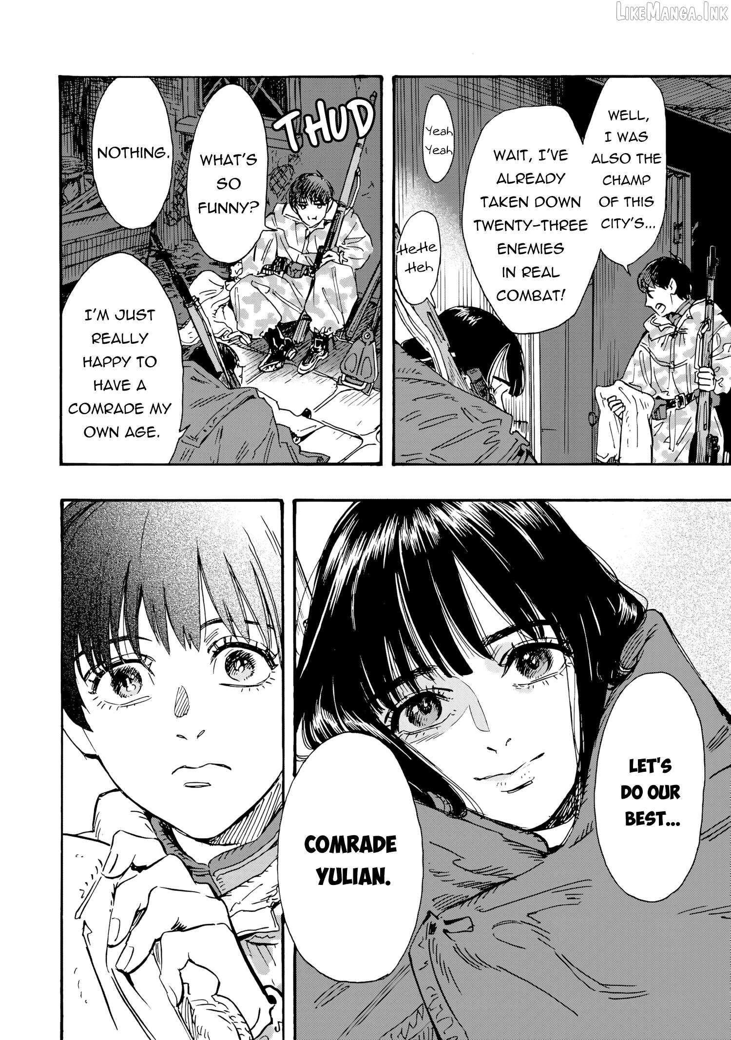 Comrade Girls, Shoot the Enemy Chapter 13 page 33