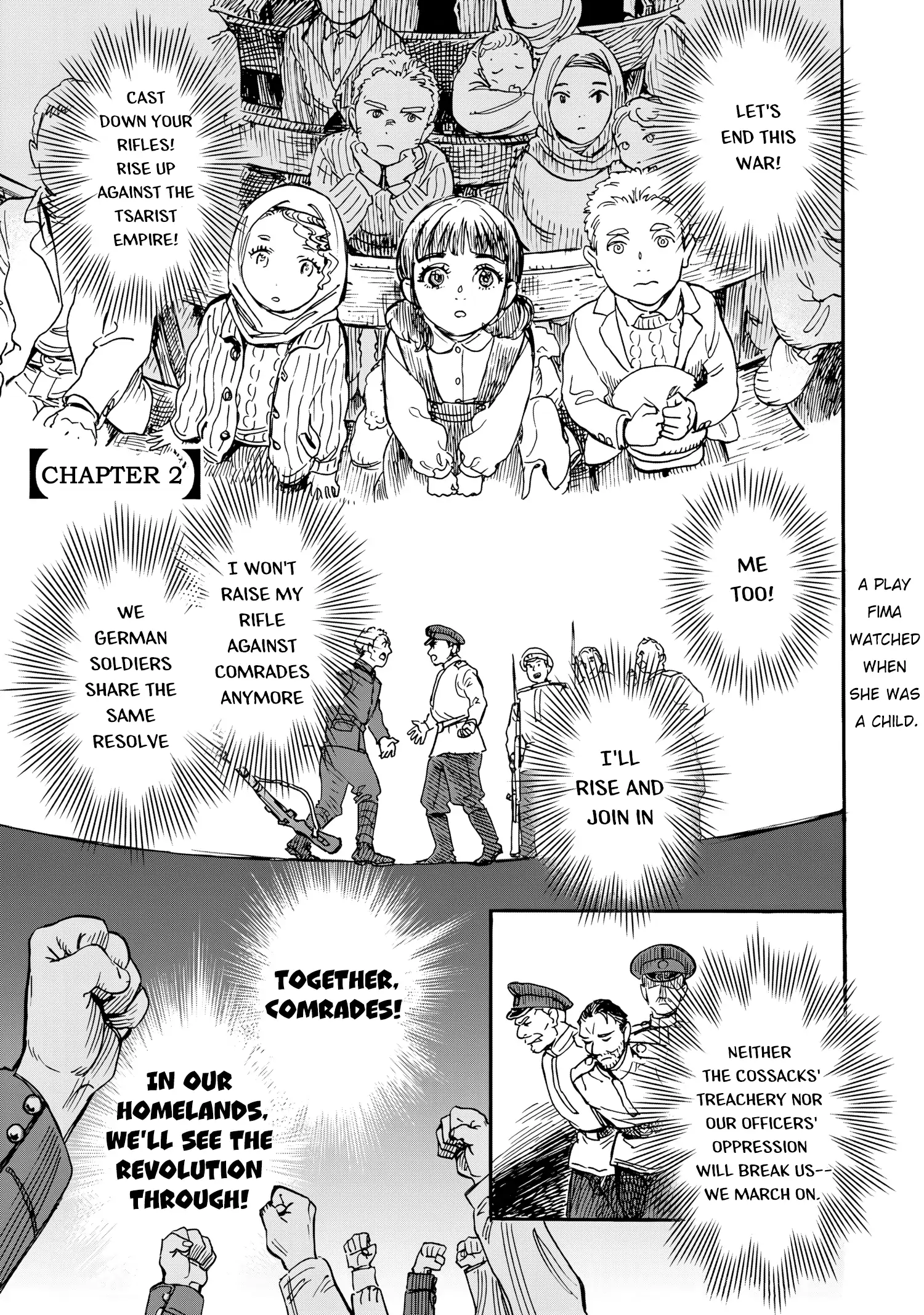 Comrade Girls, Shoot the Enemy Chapter 2 page 3