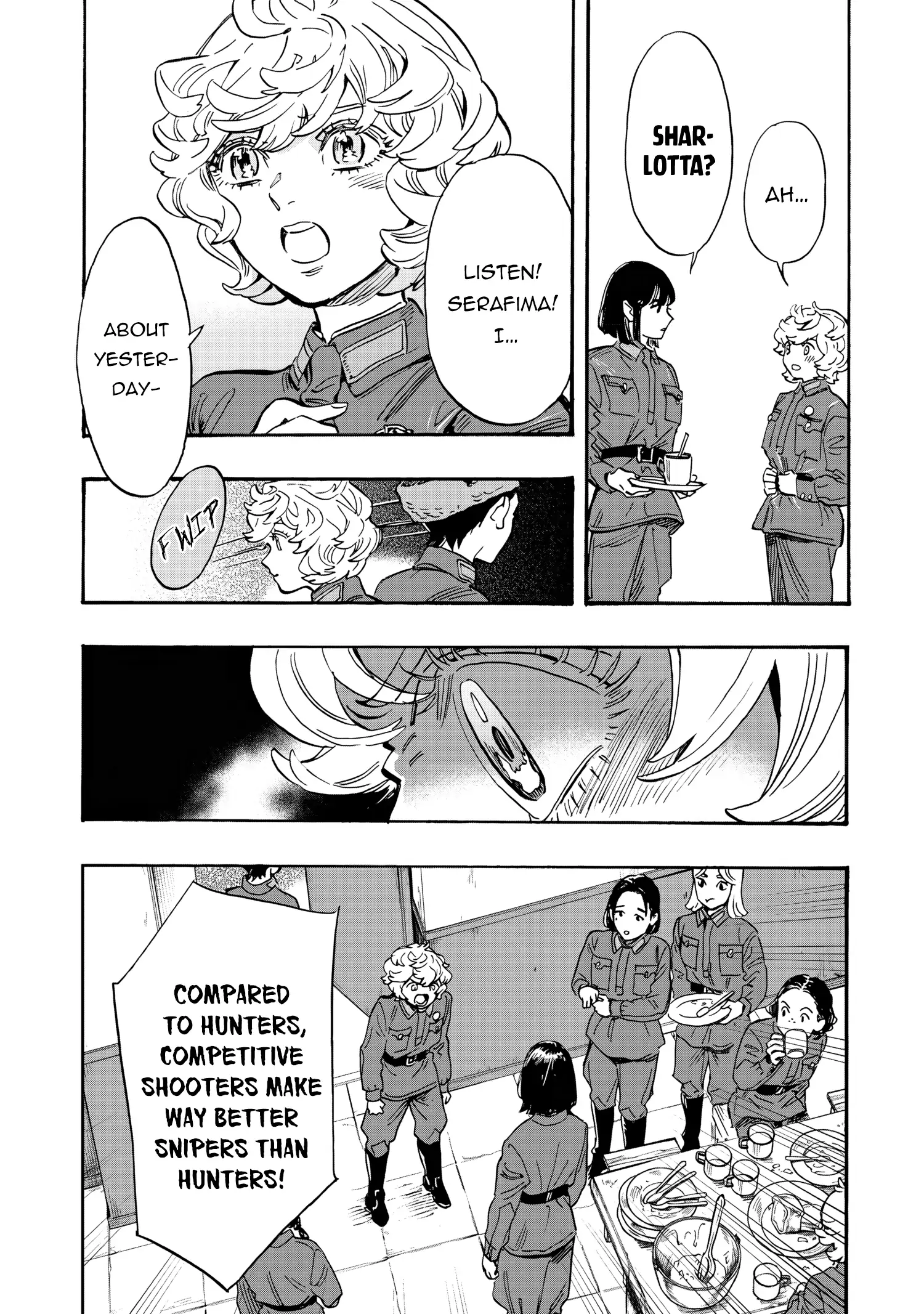 Comrade Girls, Shoot the Enemy Chapter 3 page 7