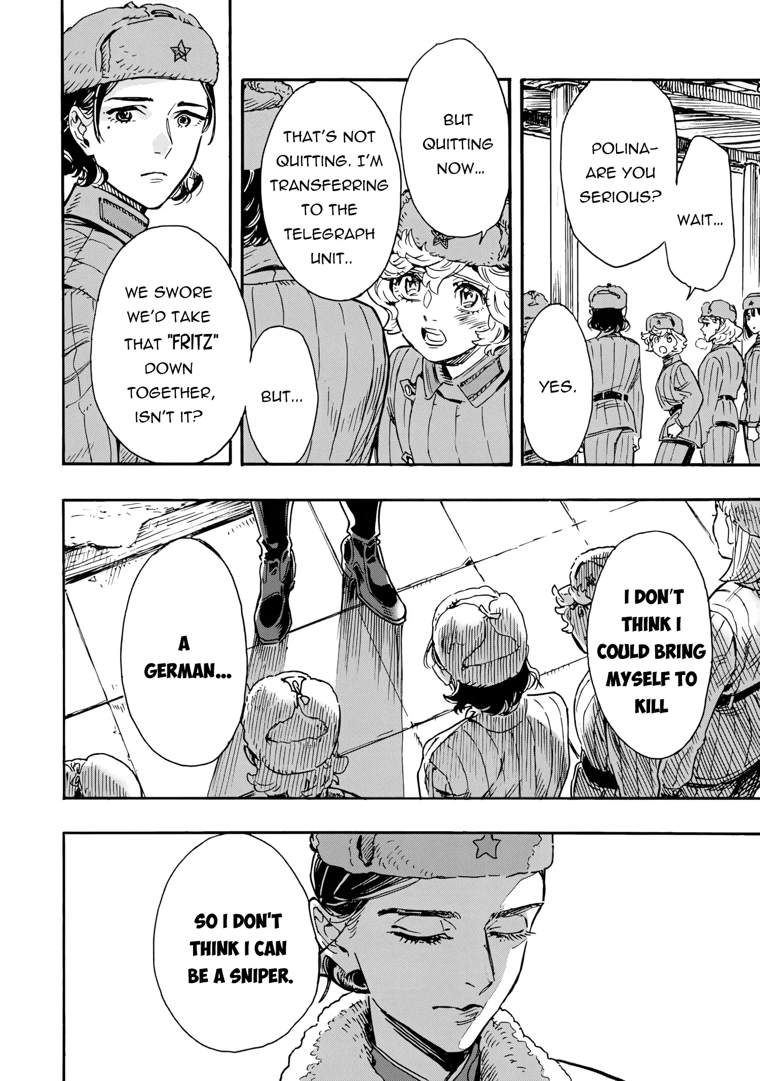 Comrade Girls, Shoot the Enemy Chapter 3 page 36