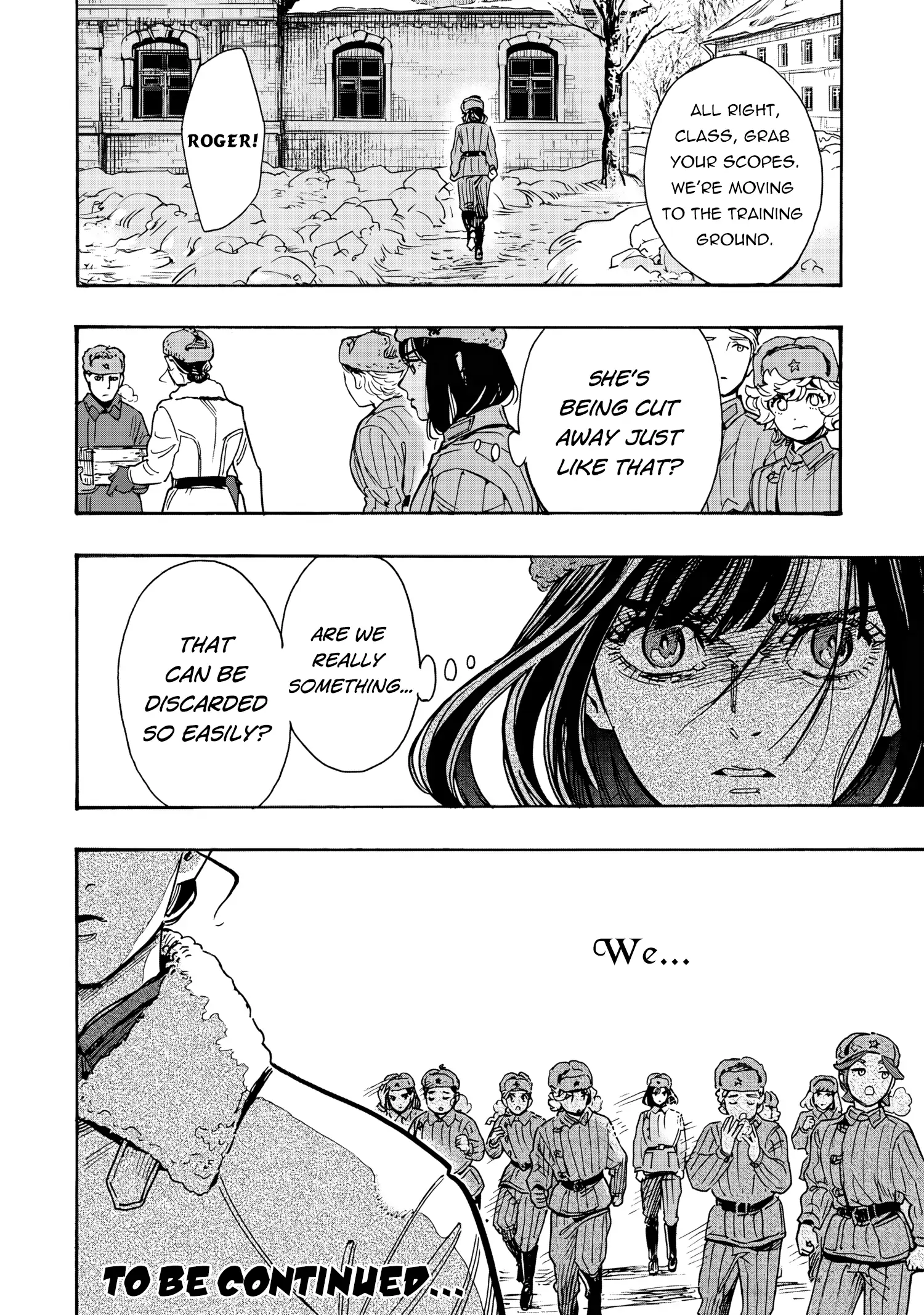 Comrade Girls, Shoot the Enemy Chapter 3 page 38