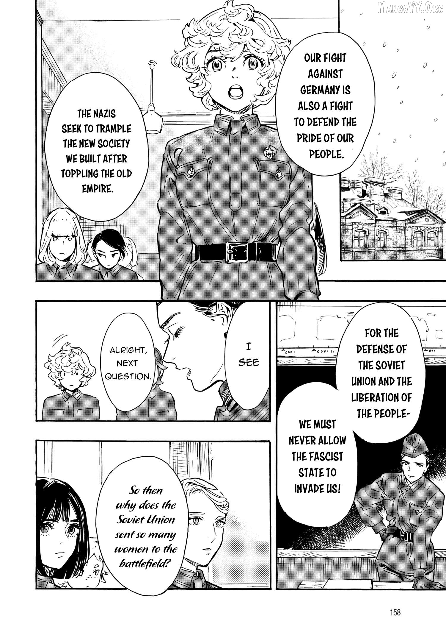 Comrade Girls, Shoot the Enemy Chapter 4 page 9