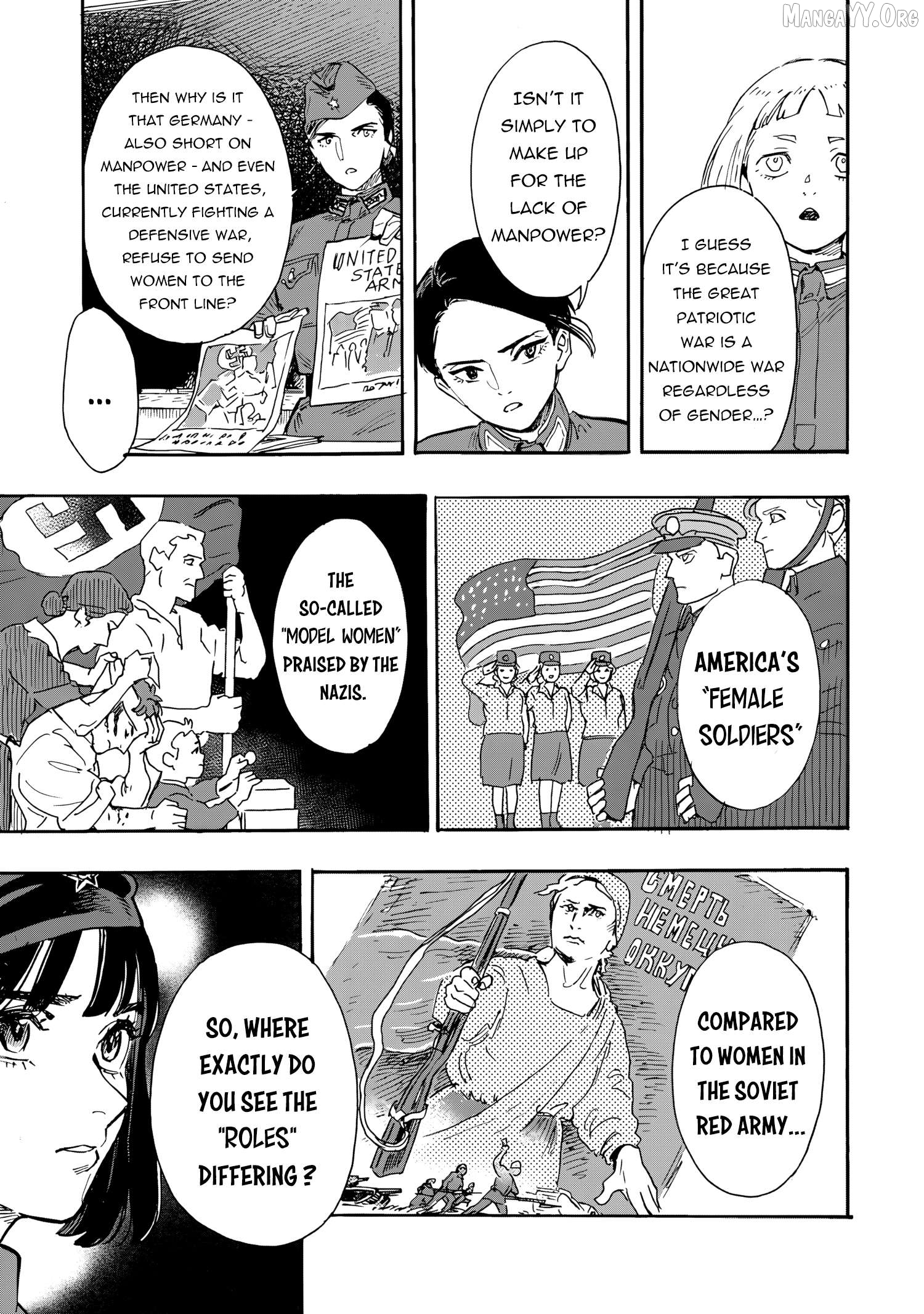 Comrade Girls, Shoot the Enemy Chapter 4 page 10