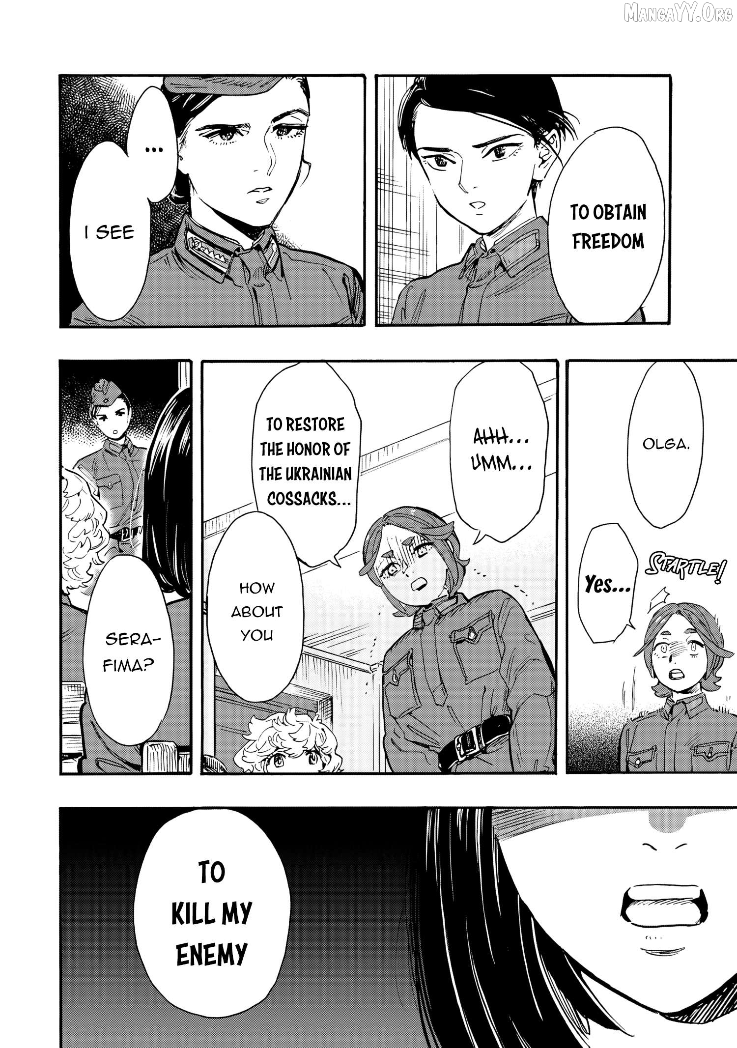 Comrade Girls, Shoot the Enemy Chapter 4 page 13