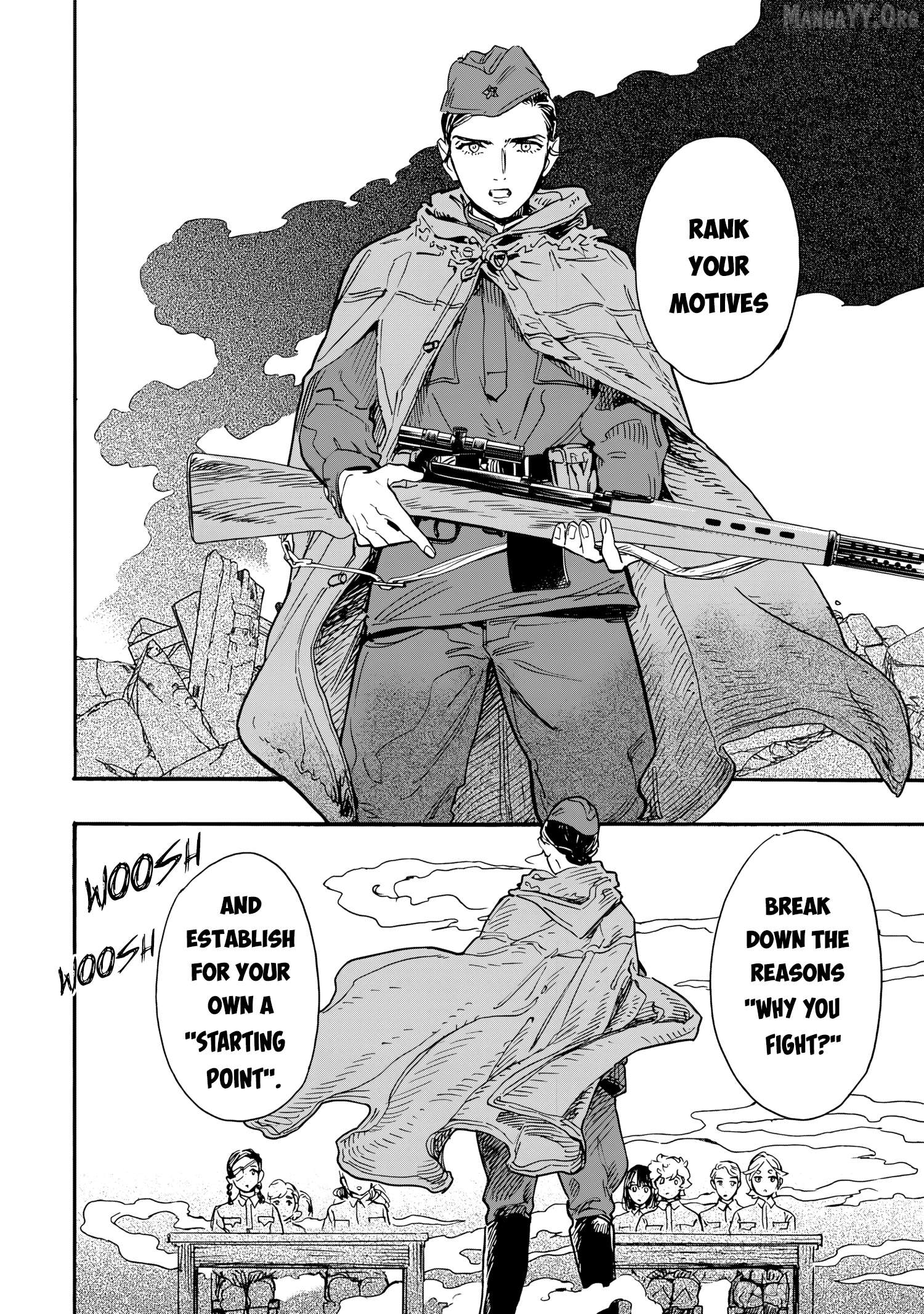 Comrade Girls, Shoot the Enemy Chapter 4 page 15