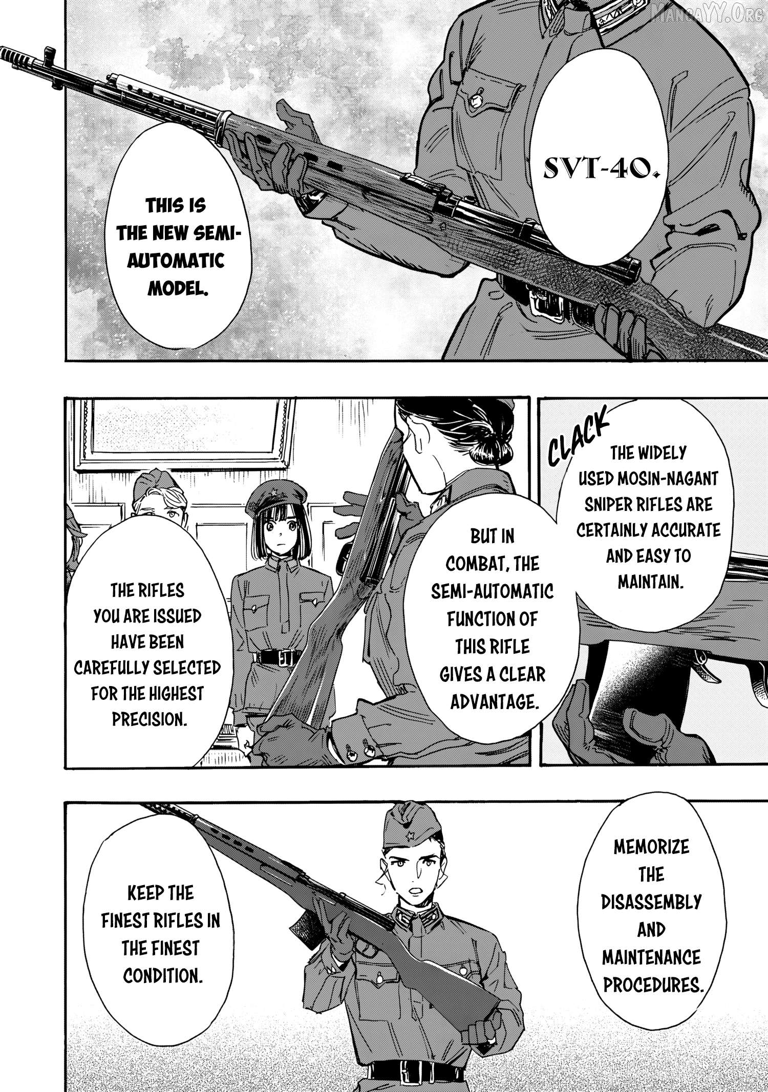 Comrade Girls, Shoot the Enemy Chapter 4 page 35