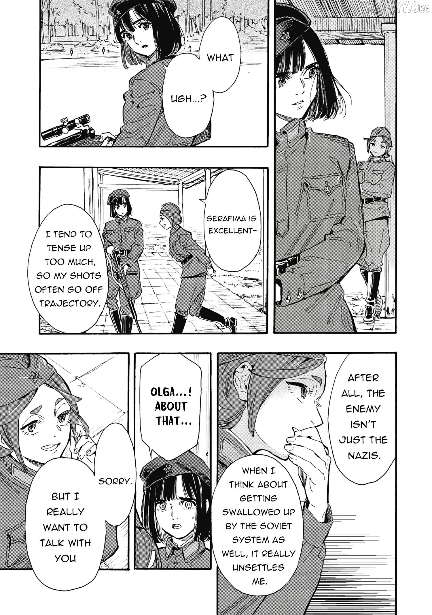 Comrade Girls, Shoot the Enemy Chapter 5 page 7