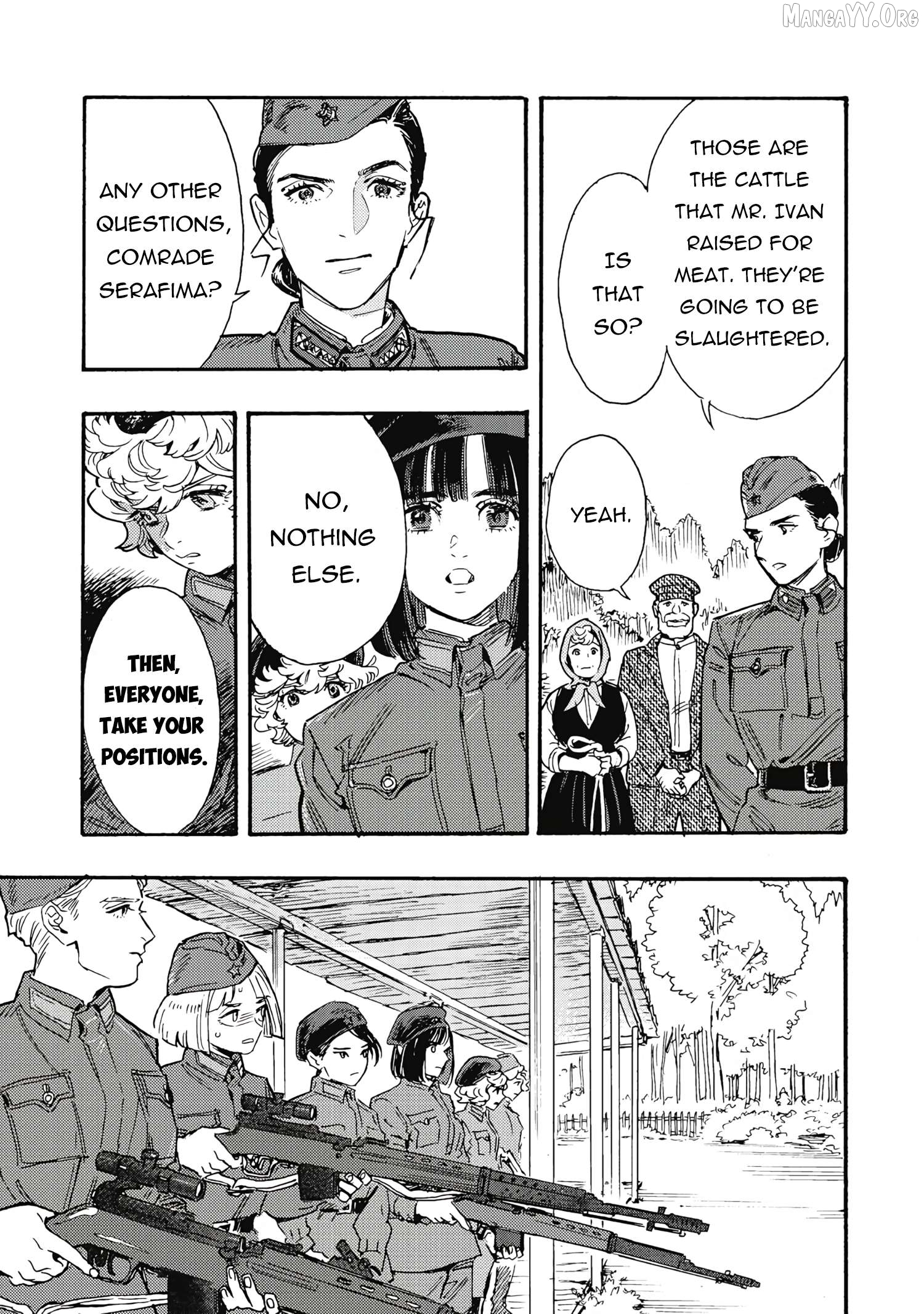 Comrade Girls, Shoot the Enemy Chapter 5 page 15