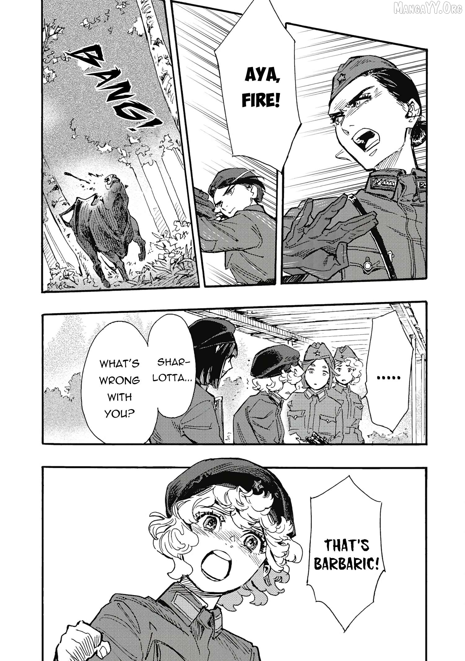 Comrade Girls, Shoot the Enemy Chapter 5 page 21