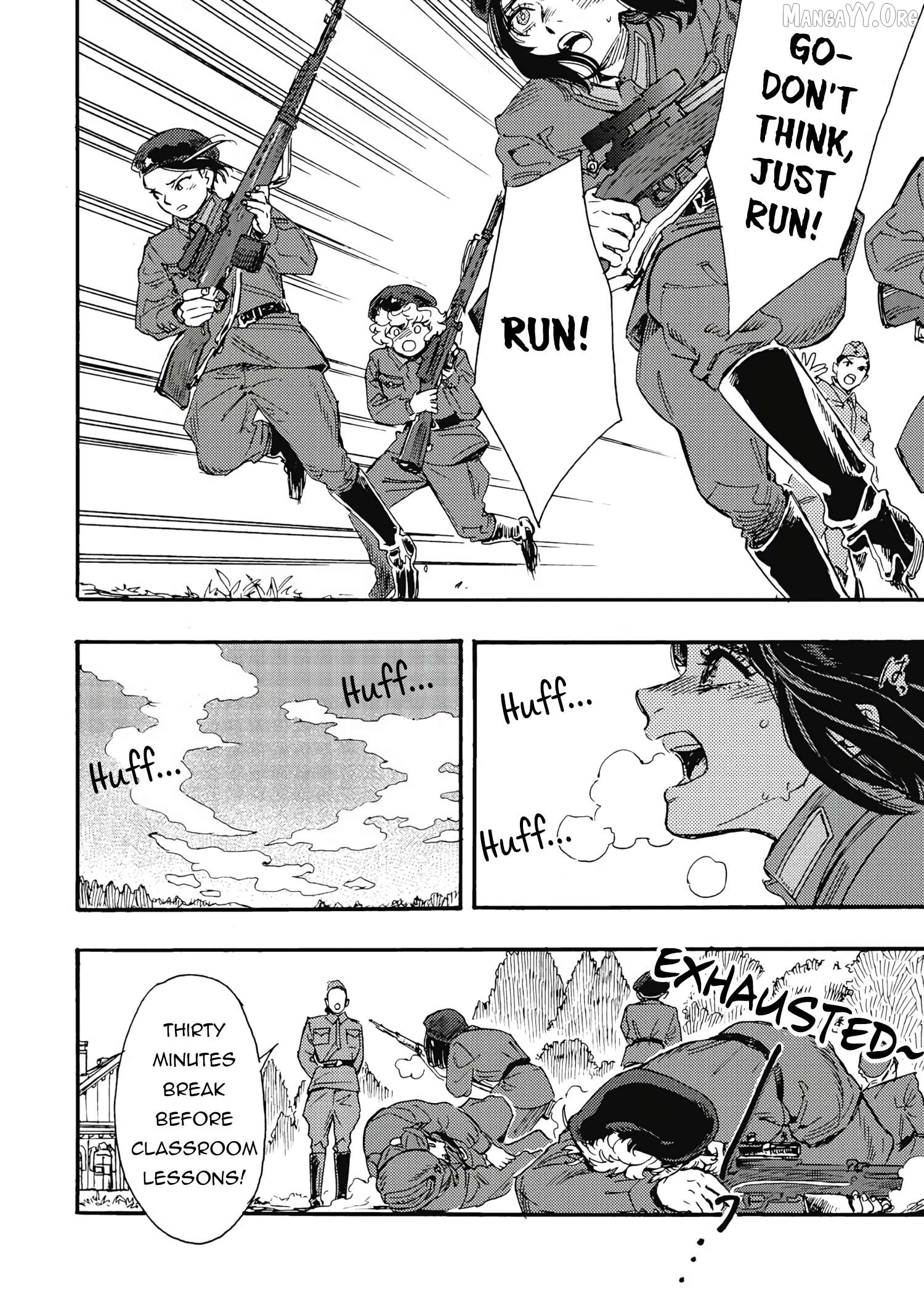 Comrade Girls, Shoot the Enemy Chapter 5 page 32