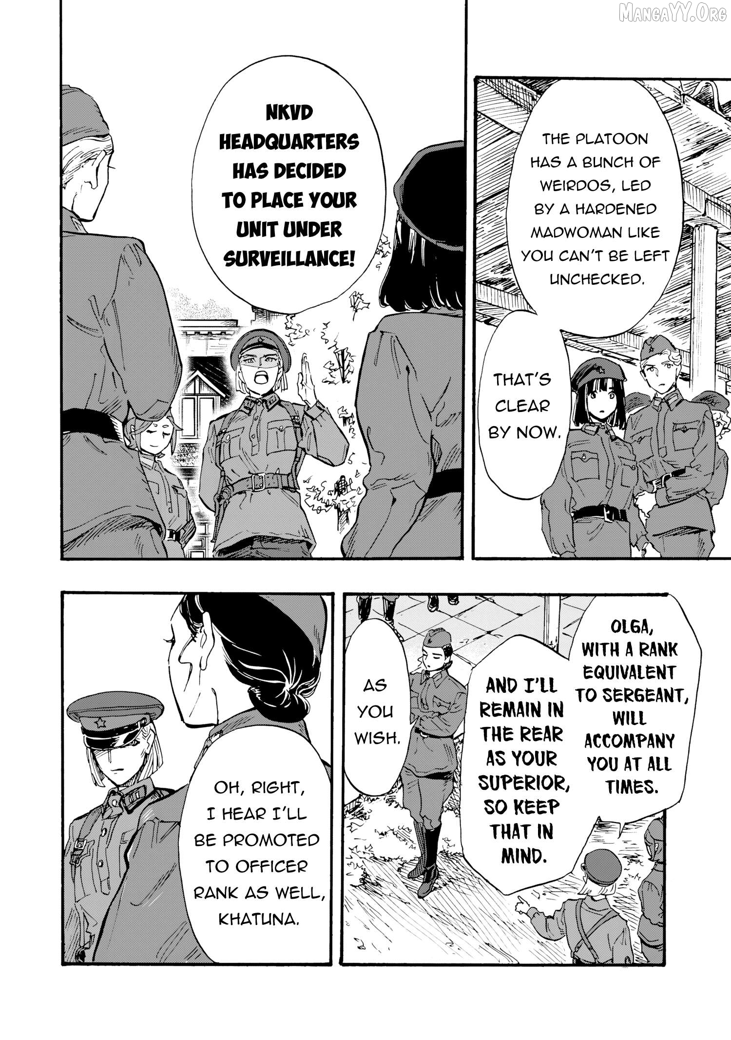 Comrade Girls, Shoot the Enemy Chapter 6 page 10