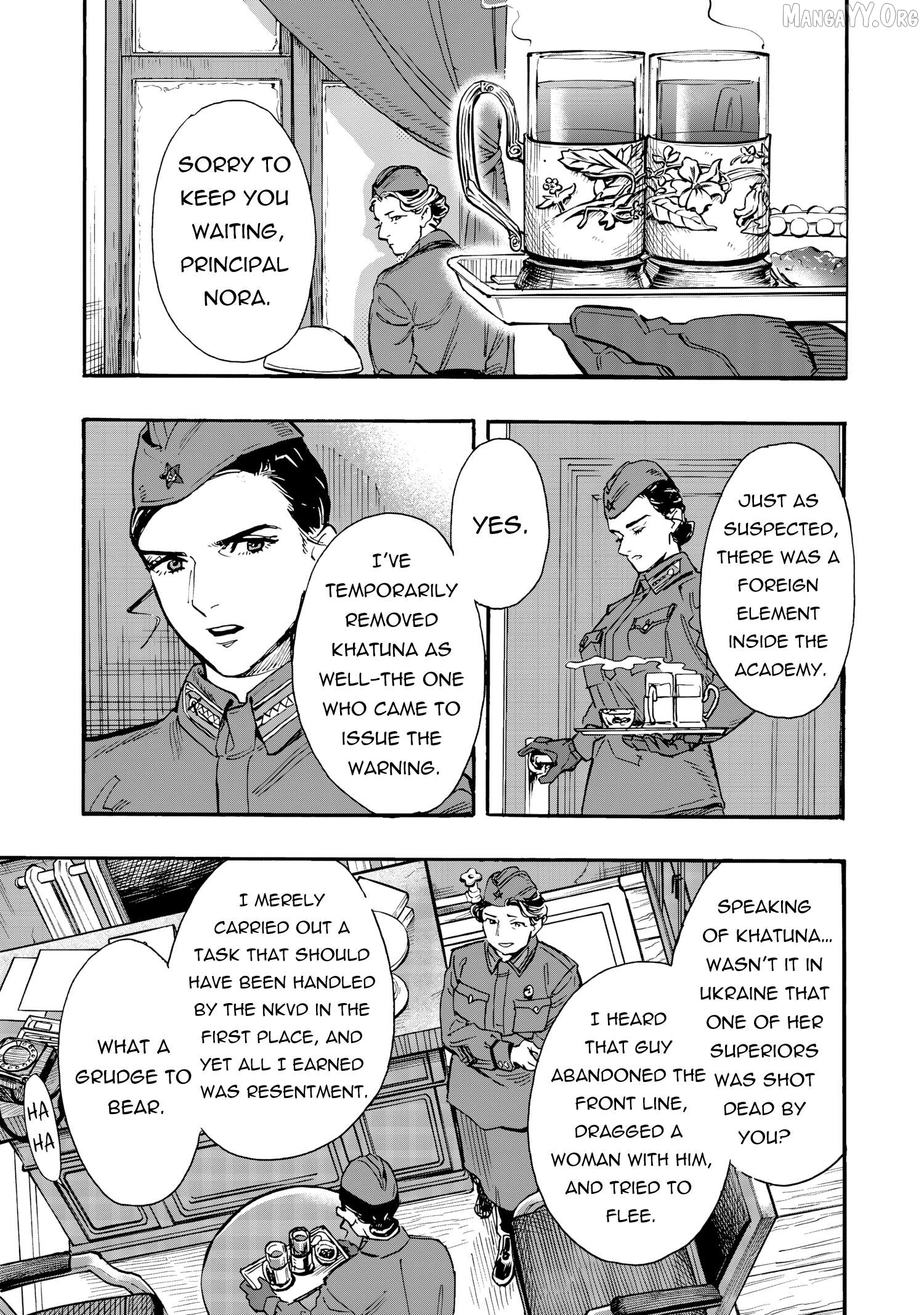 Comrade Girls, Shoot the Enemy Chapter 6 page 13