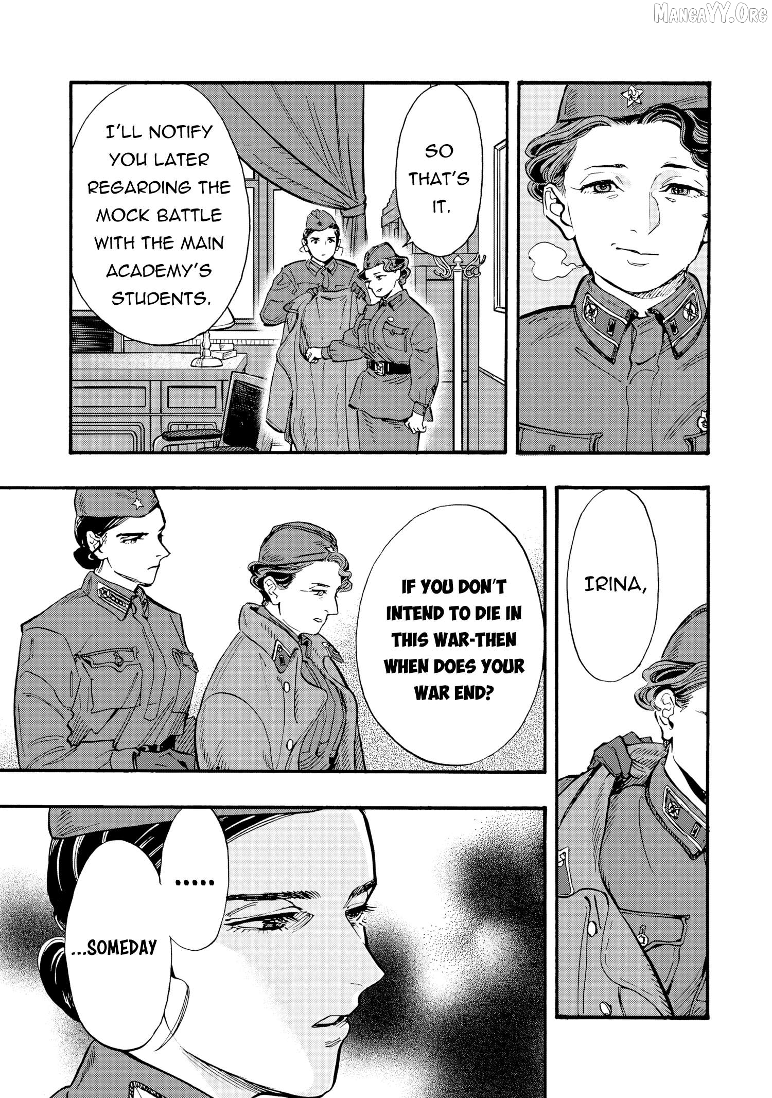 Comrade Girls, Shoot the Enemy Chapter 6 page 21
