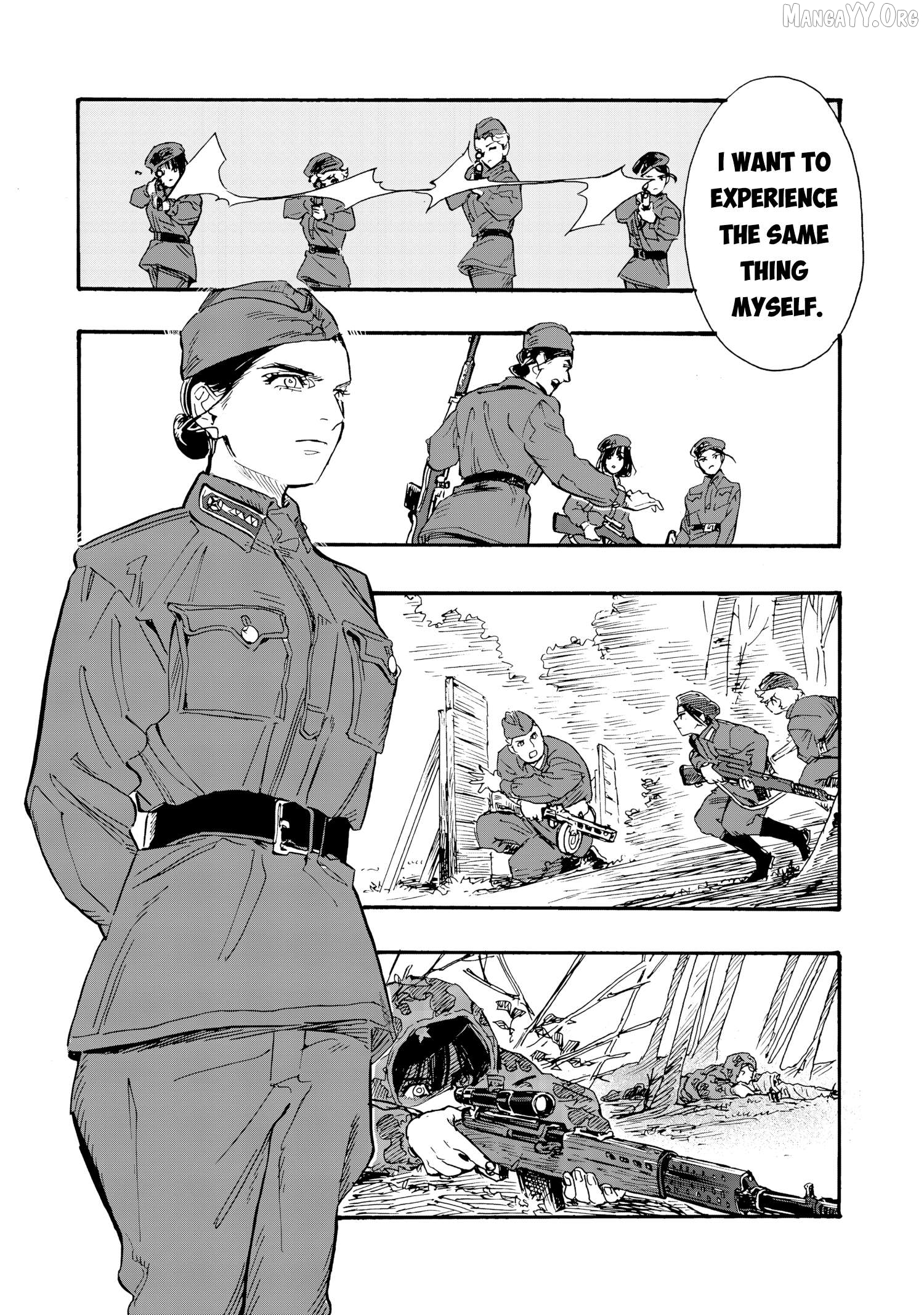 Comrade Girls, Shoot the Enemy Chapter 6 page 24