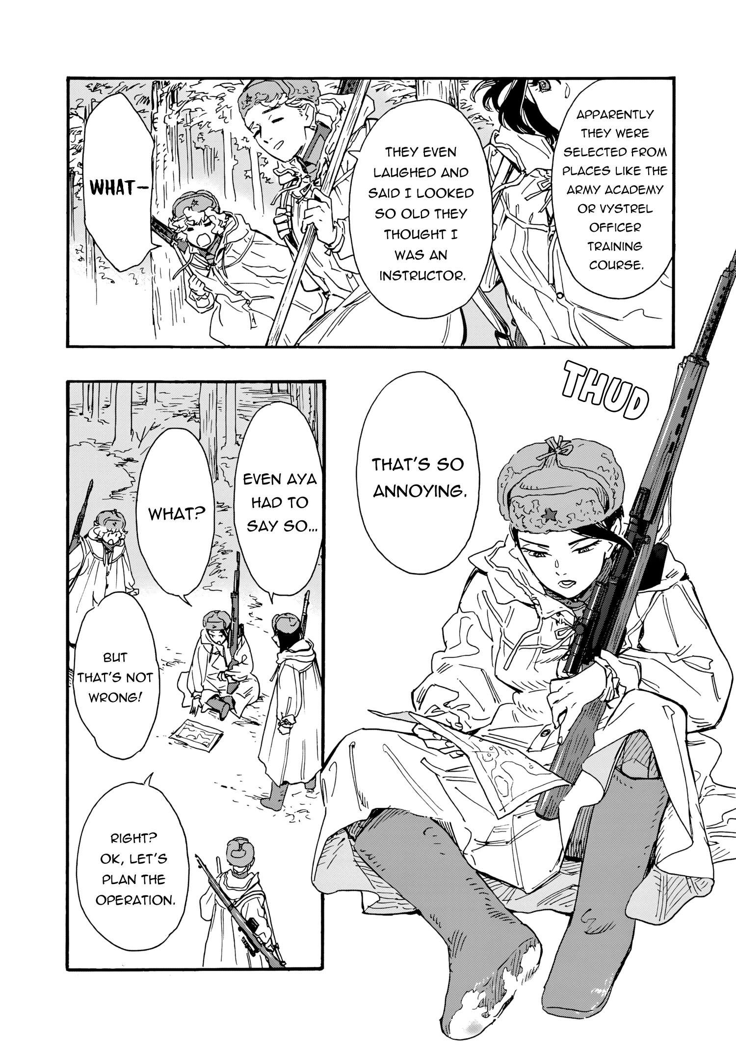 Comrade Girls, Shoot the Enemy Chapter 7 page 4