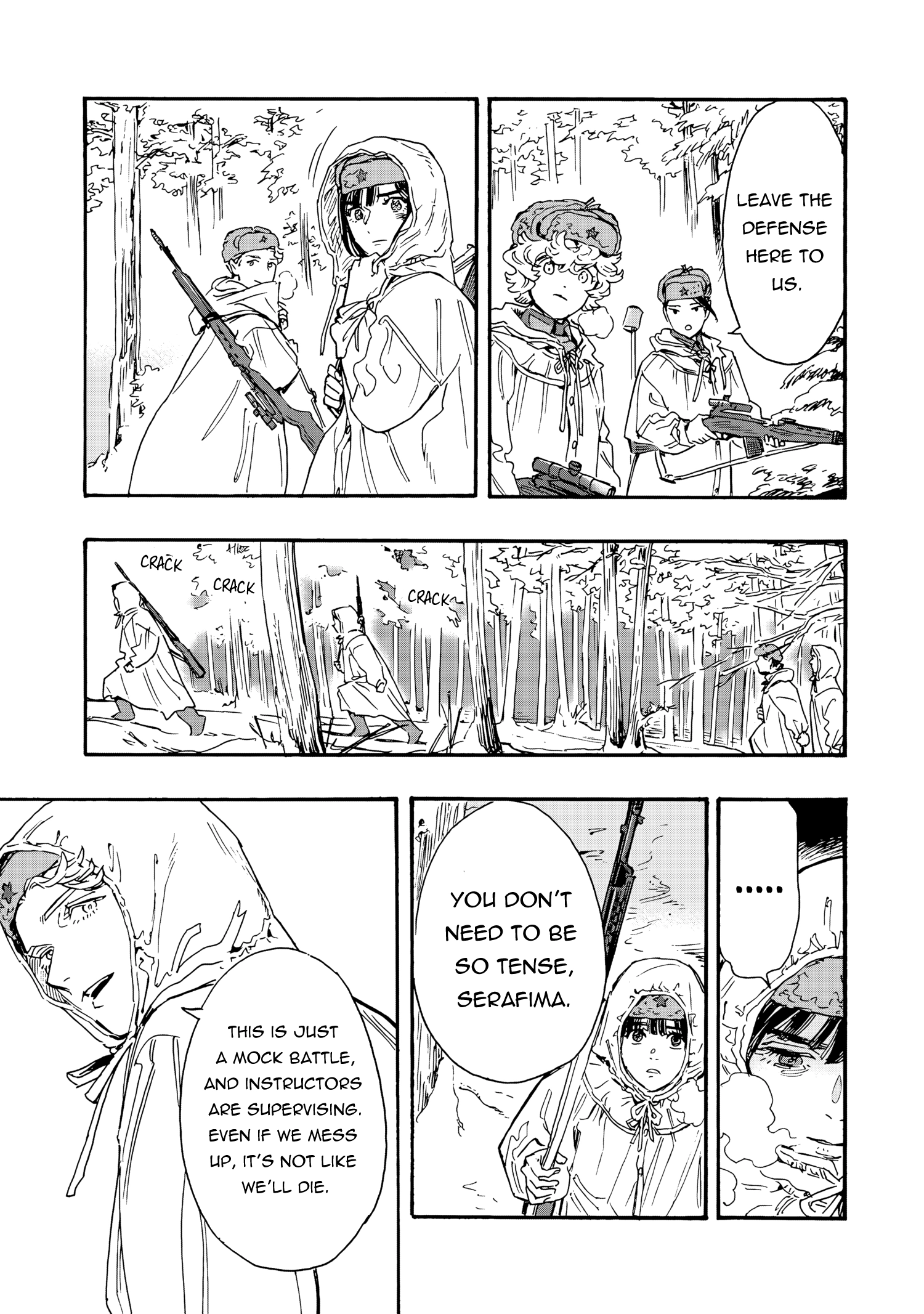Comrade Girls, Shoot the Enemy Chapter 7 page 6