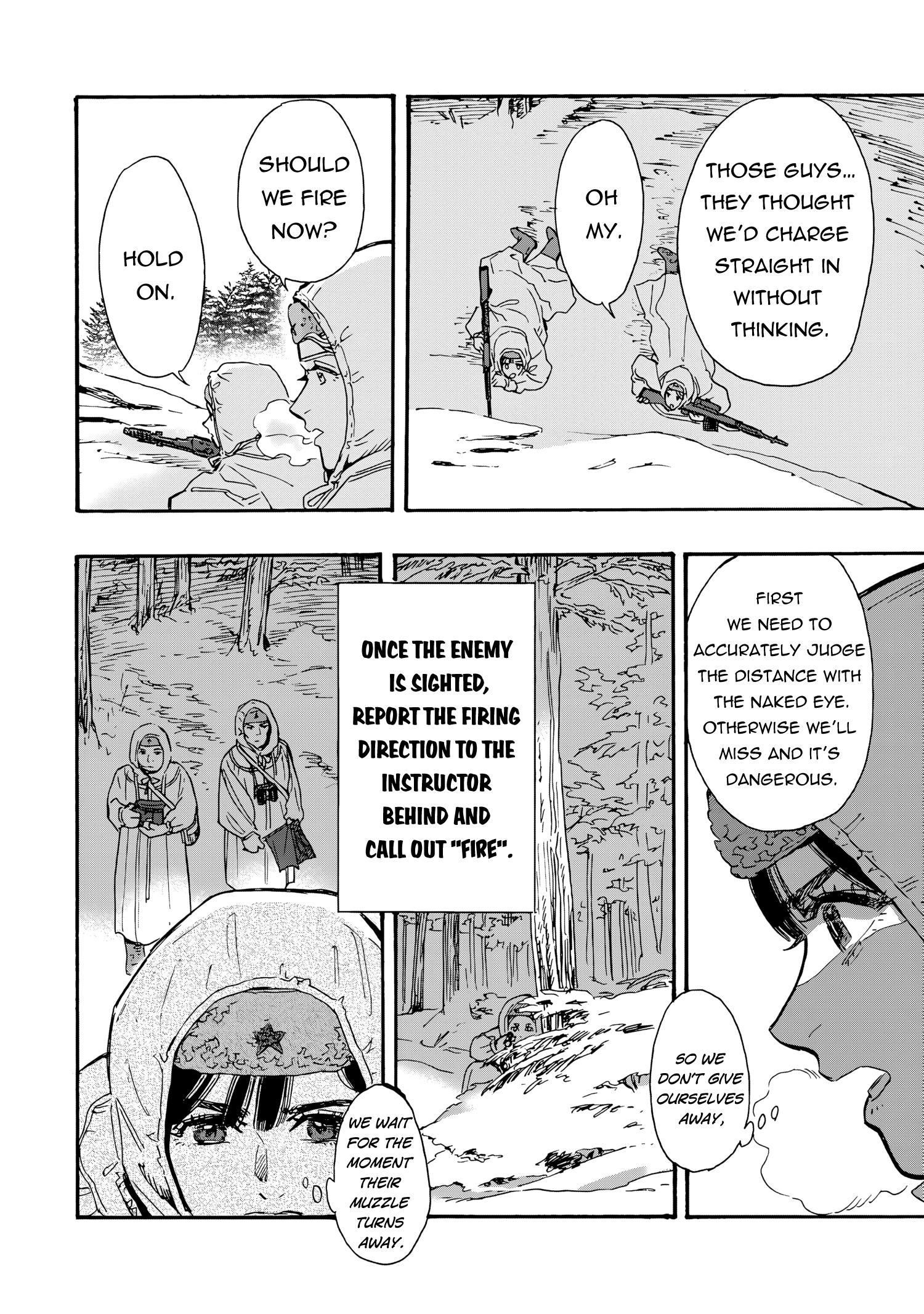 Comrade Girls, Shoot the Enemy Chapter 7 page 9