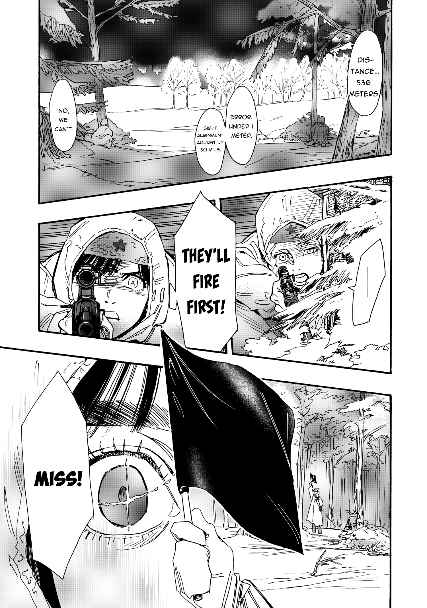 Comrade Girls, Shoot the Enemy Chapter 7 page 12