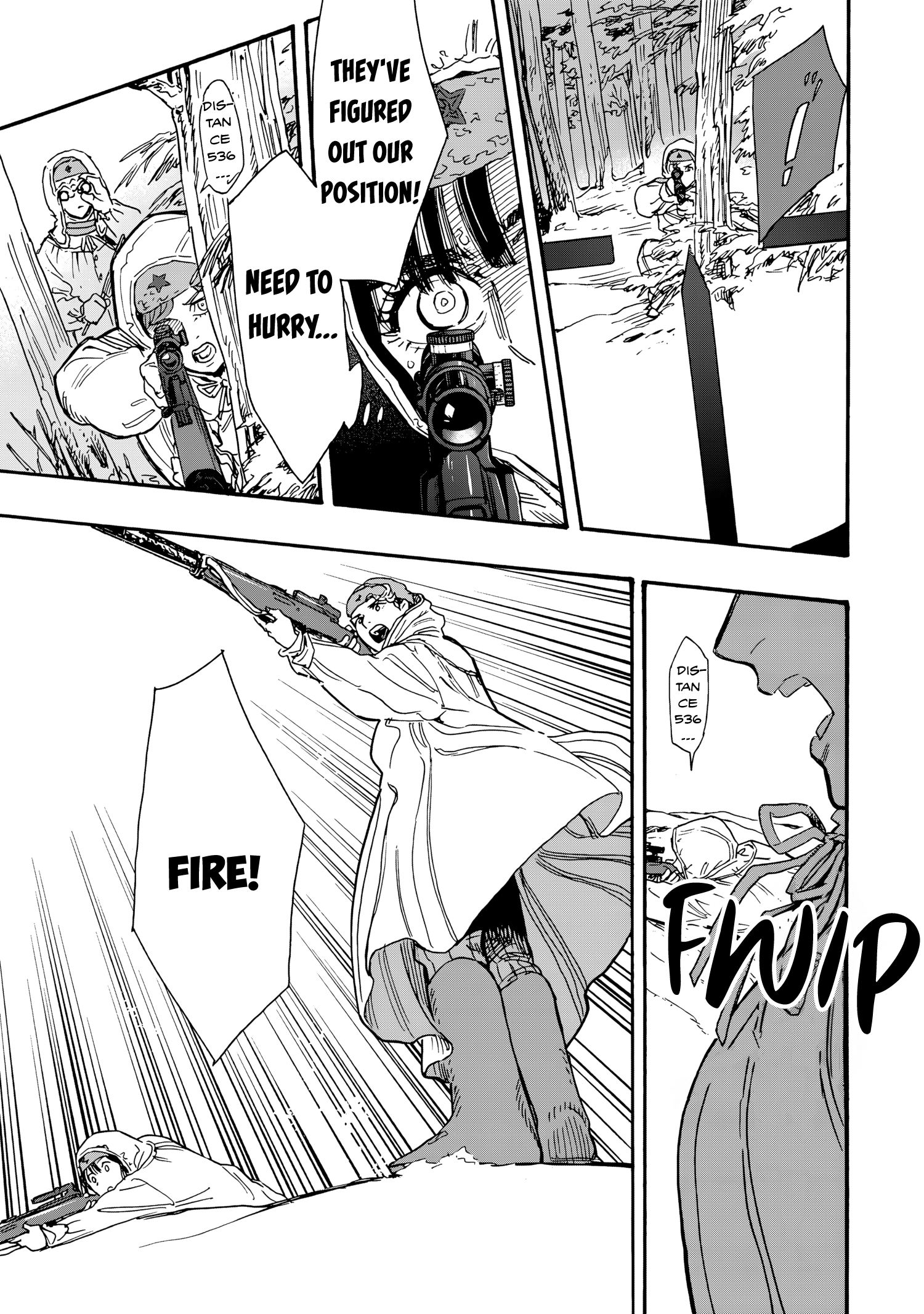 Comrade Girls, Shoot the Enemy Chapter 7 page 14