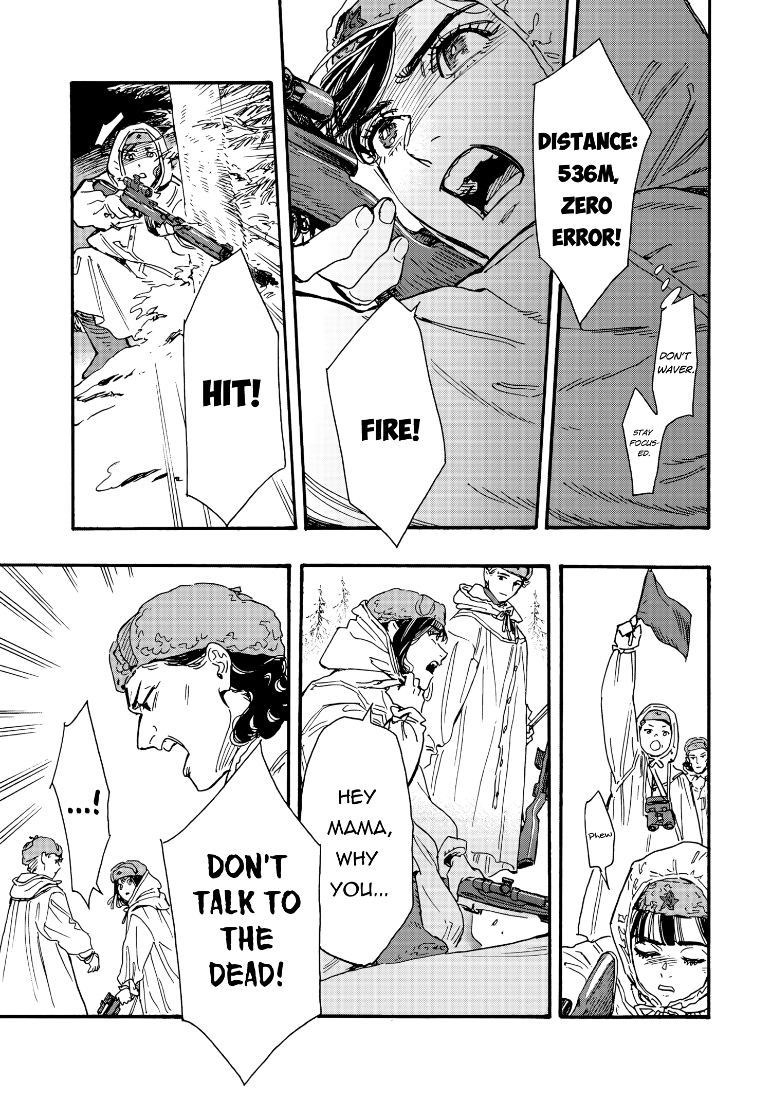 Comrade Girls, Shoot the Enemy Chapter 7 page 16