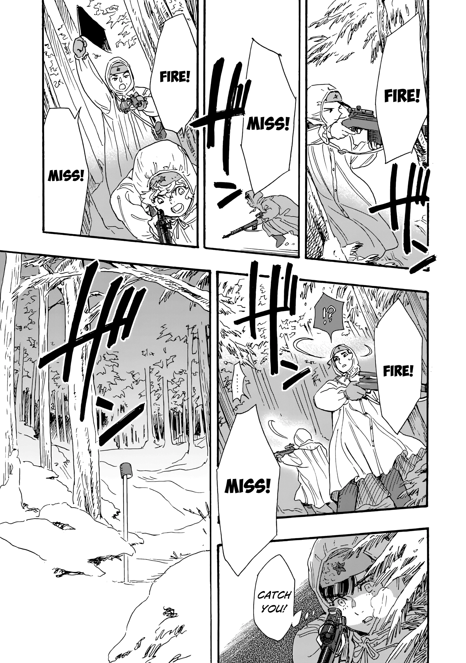 Comrade Girls, Shoot the Enemy Chapter 7 page 22
