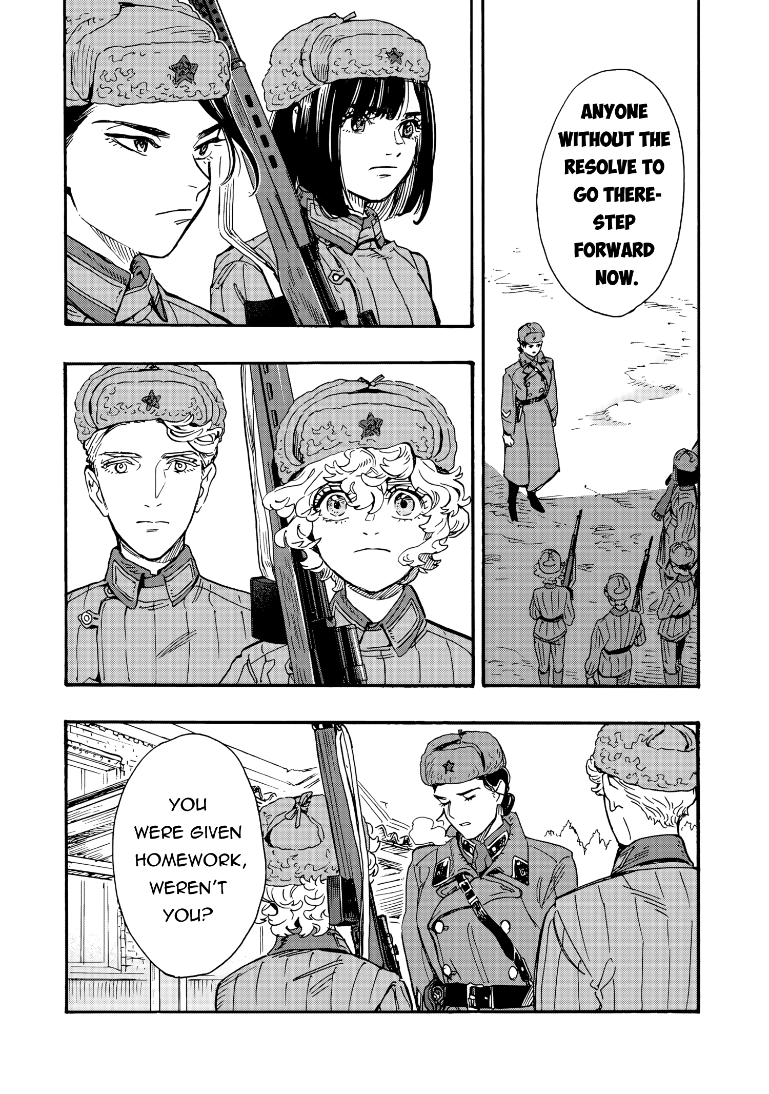 Comrade Girls, Shoot the Enemy Chapter 7 page 29