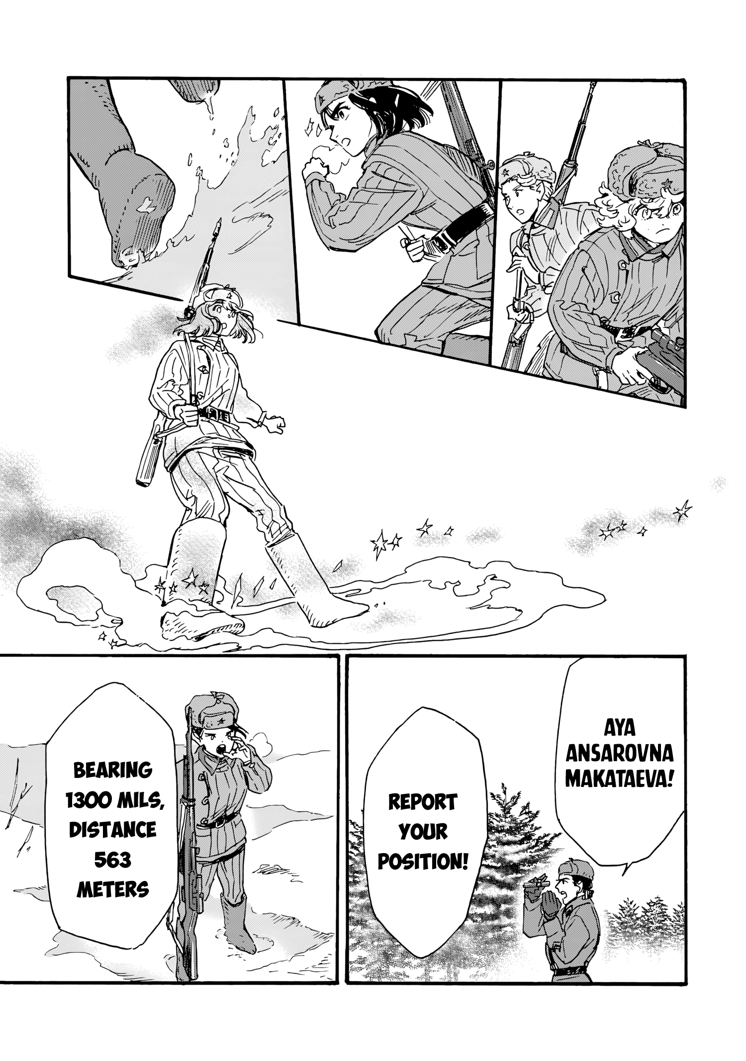 Comrade Girls, Shoot the Enemy Chapter 7 page 36