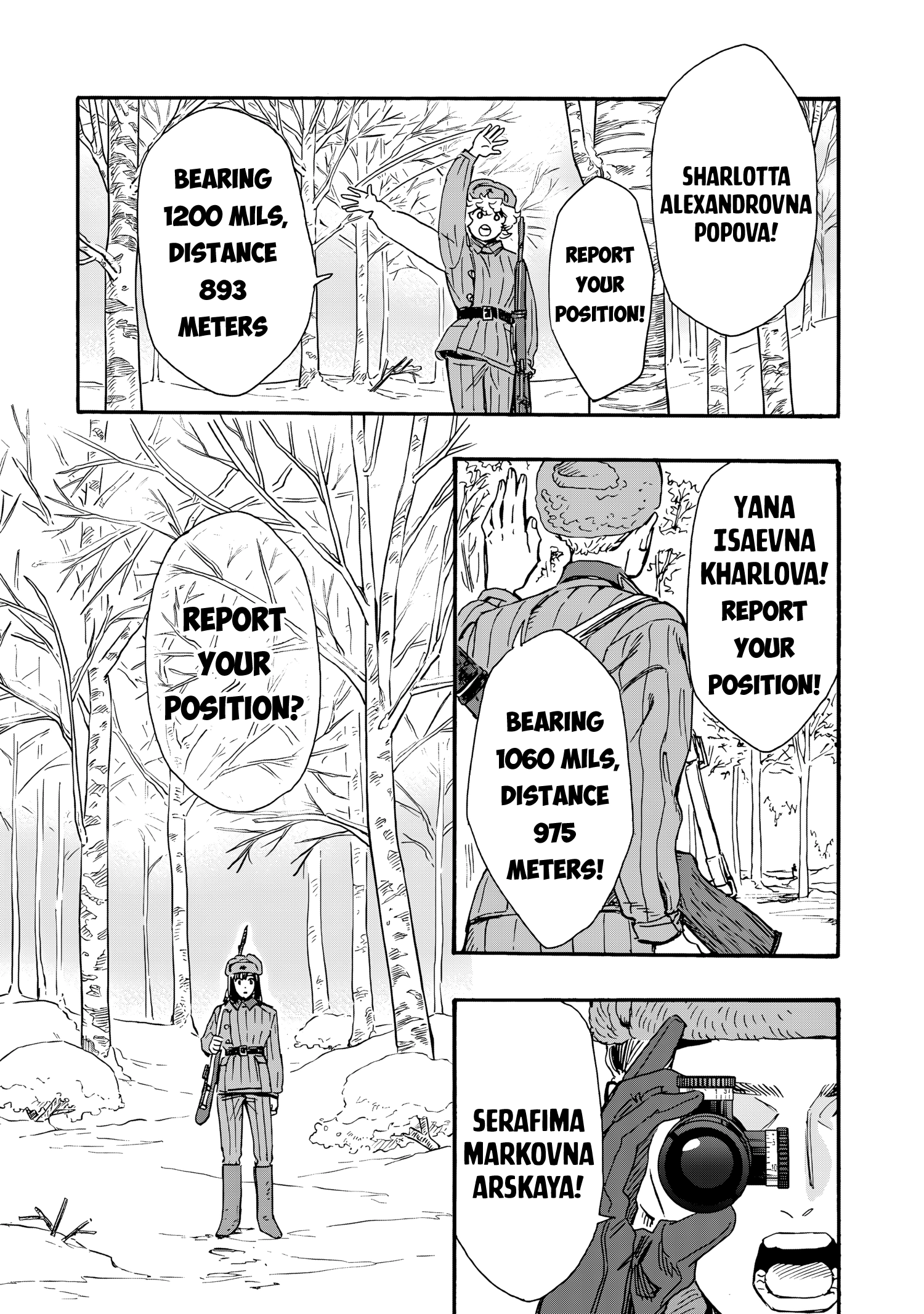 Comrade Girls, Shoot the Enemy Chapter 7 page 37