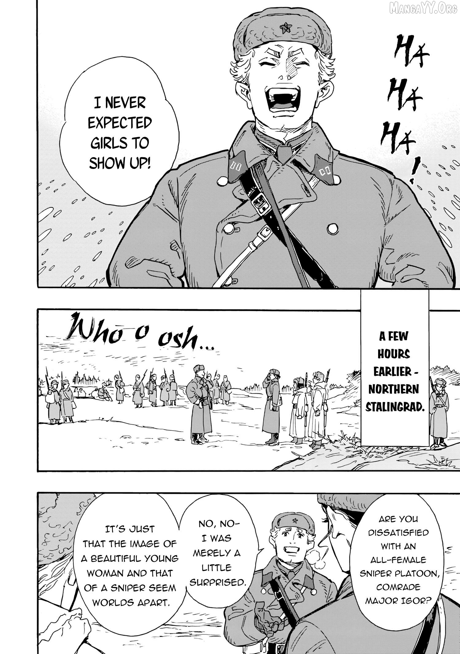 Comrade Girls, Shoot the Enemy Chapter 9 page 3