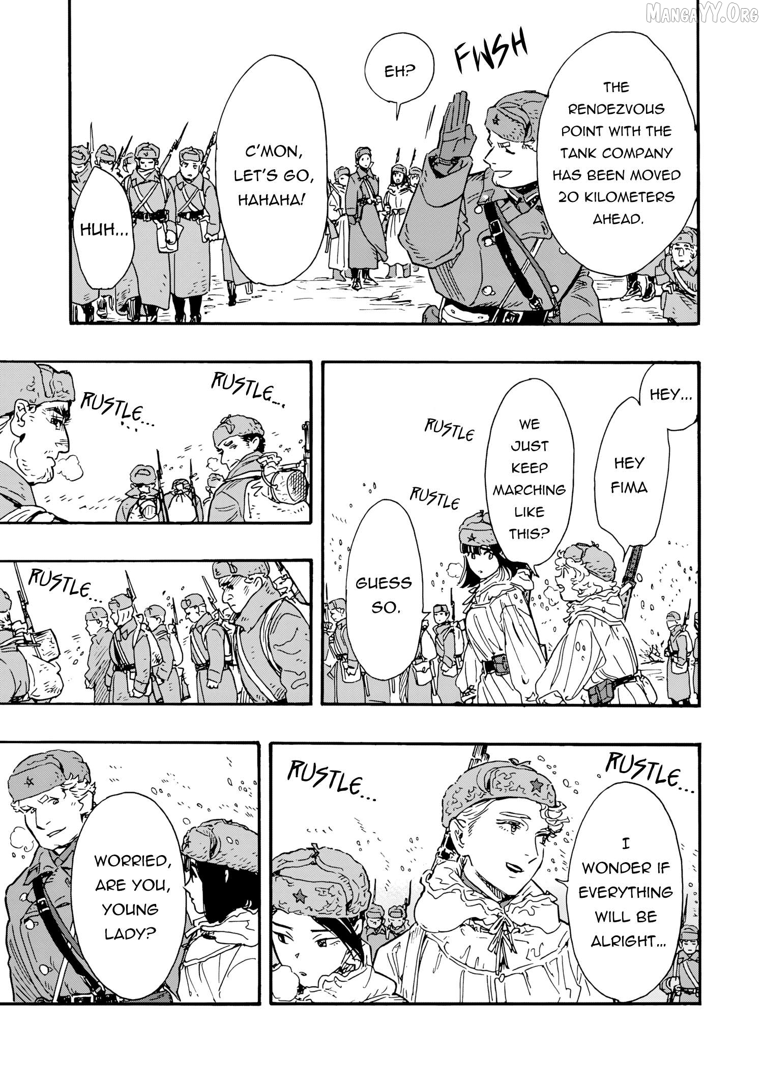 Comrade Girls, Shoot the Enemy Chapter 9 page 6
