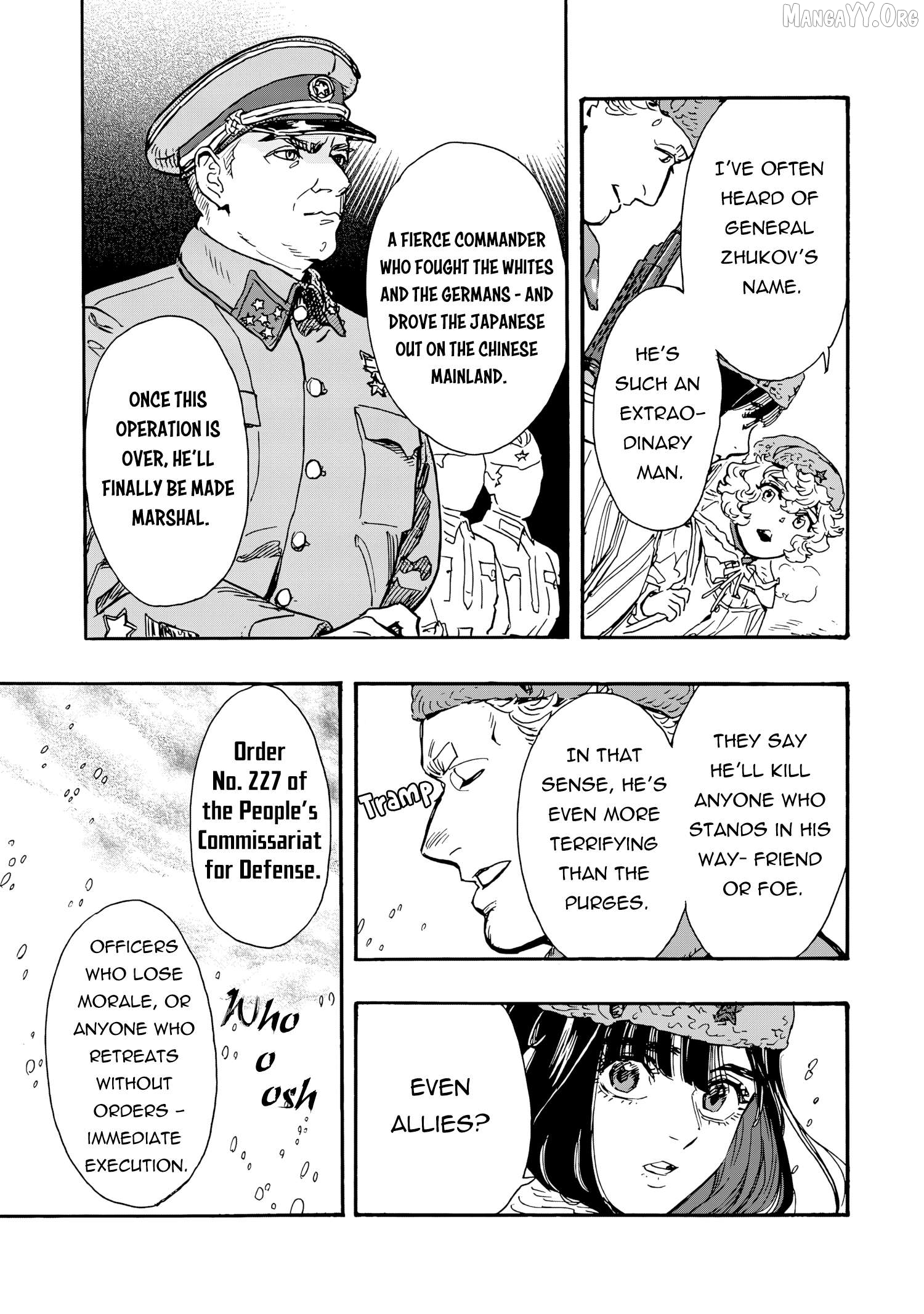 Comrade Girls, Shoot the Enemy Chapter 9 page 8