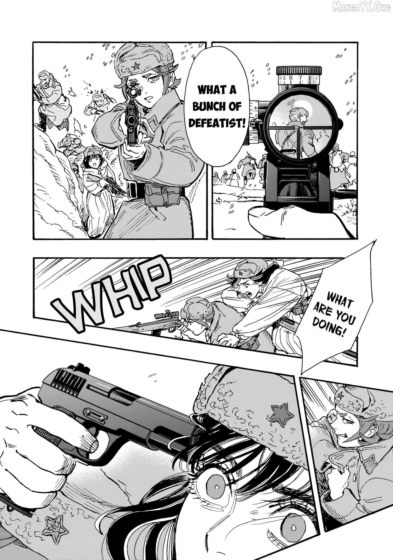 Comrade Girls, Shoot the Enemy Chapter 9 page 33