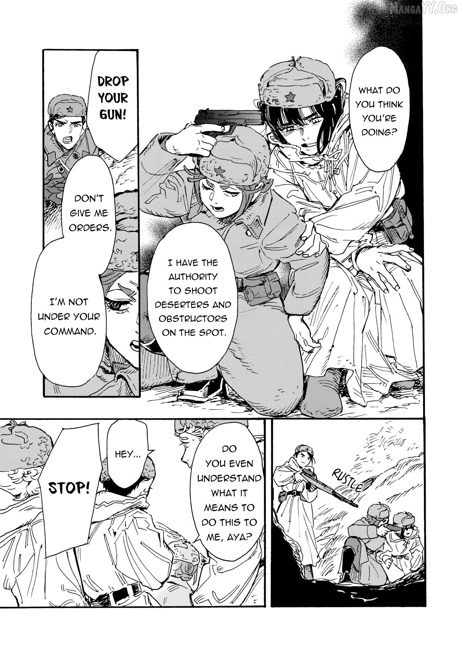 Comrade Girls, Shoot the Enemy Chapter 9 page 34