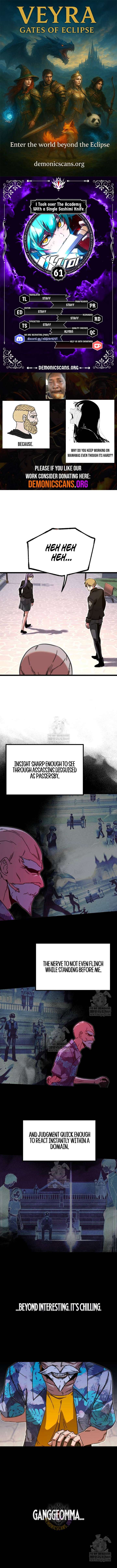 Conquering the Academy with Just a Sashimi Knife Chapter 61 page 2