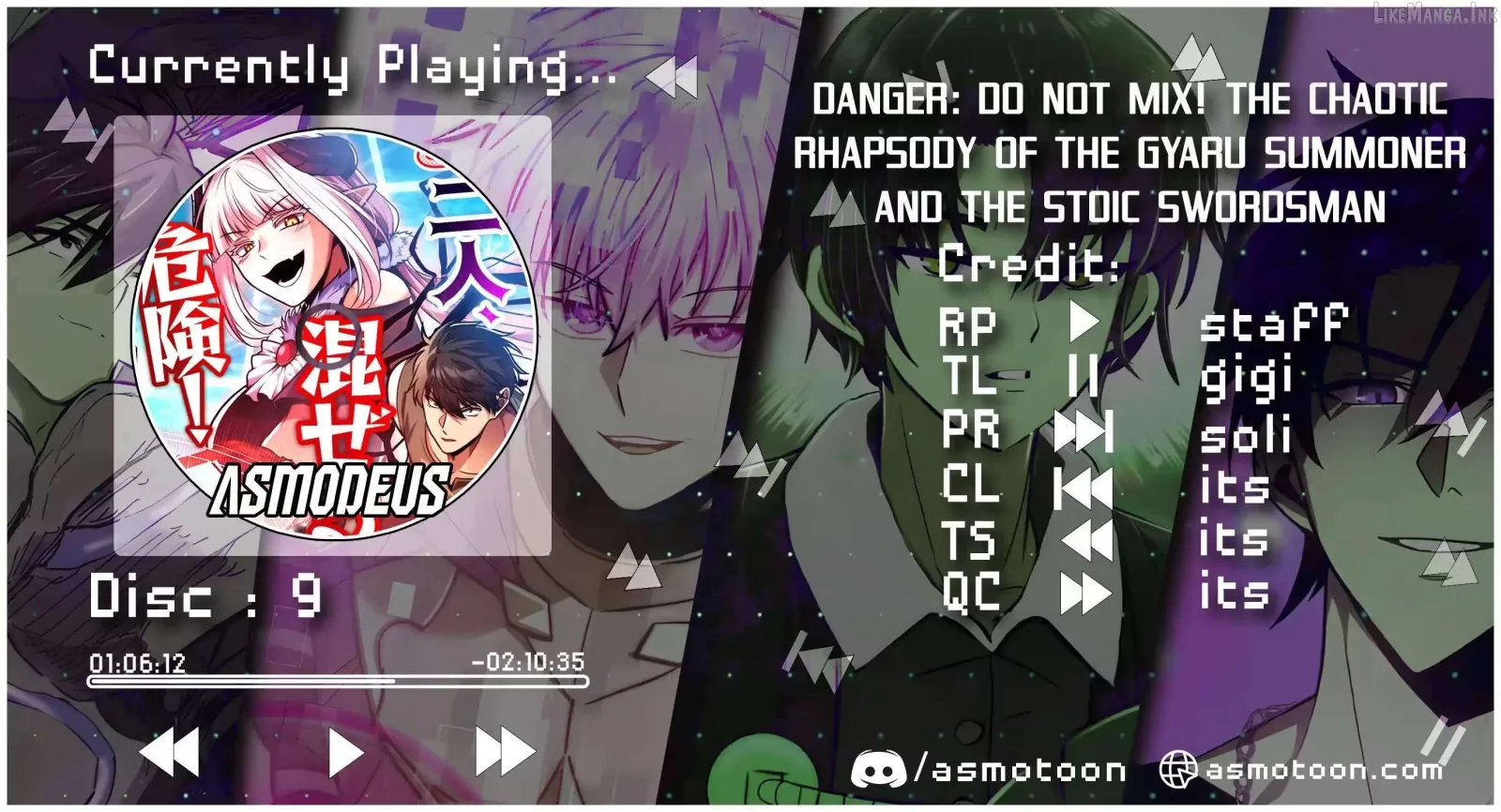 Danger: Do Not Mix! The Chaotic Rhapsody of the Gyaru Summoner and the Stoic Swordsman Chapter 9 page 1